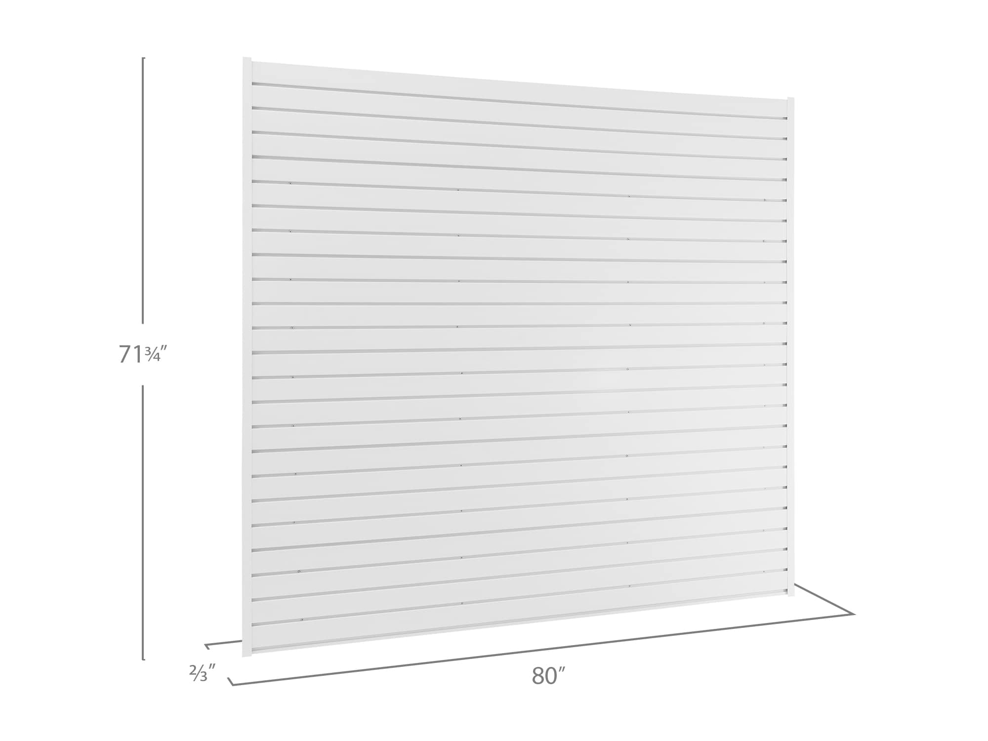 NewAge Products Garage 40 SqFt PVC Slatwall With Locking Hook 41 -Piece ...