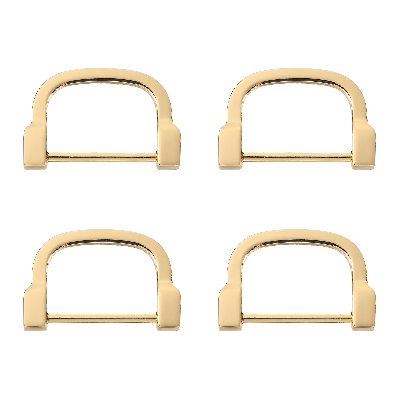Unique Bargains D-Rings Screw in Shackle 4pcs 1.18 Inch Zinc Alloy ...