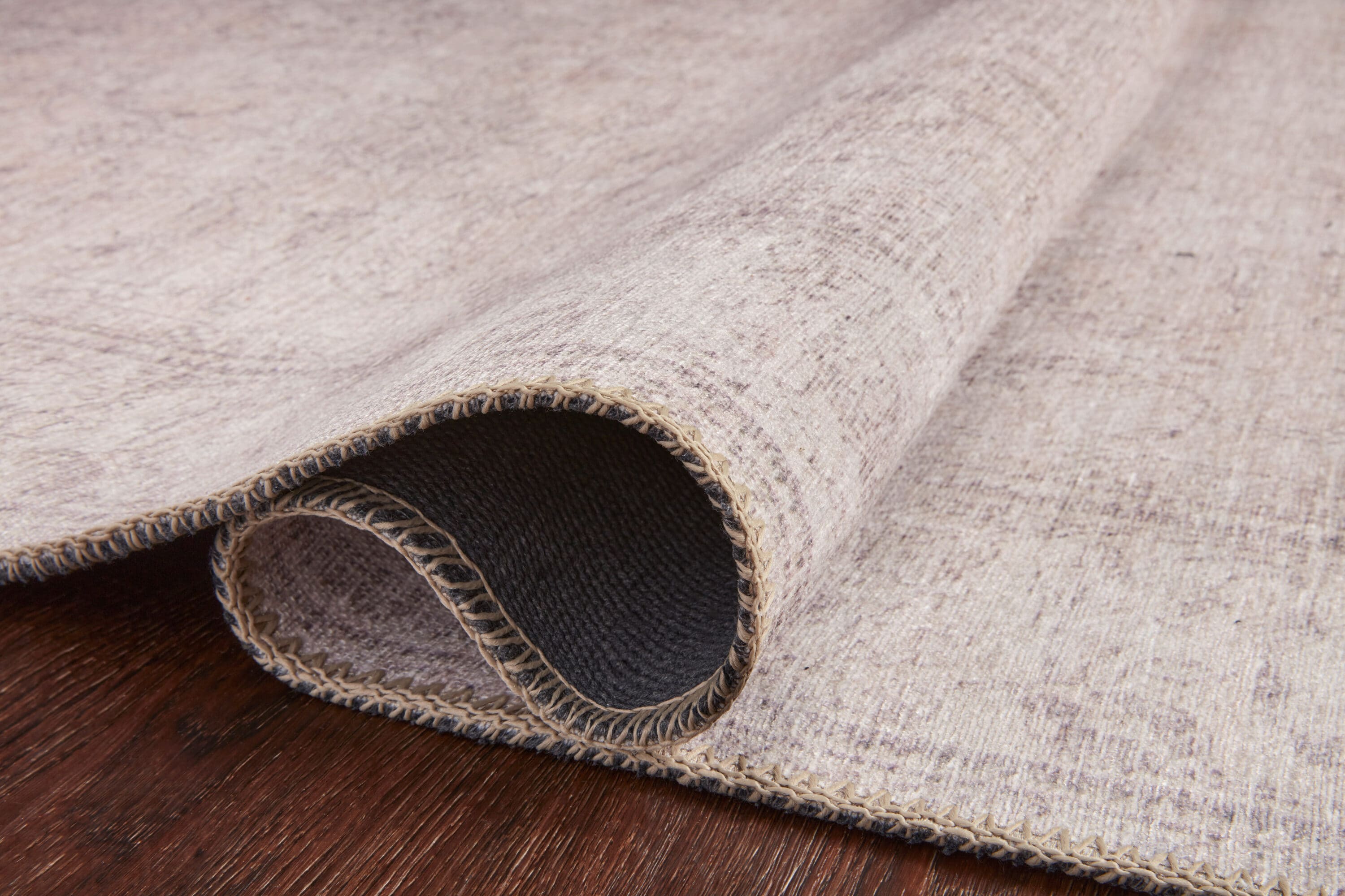Gray Hand-Knotted Oriental Synthetic Area Rug