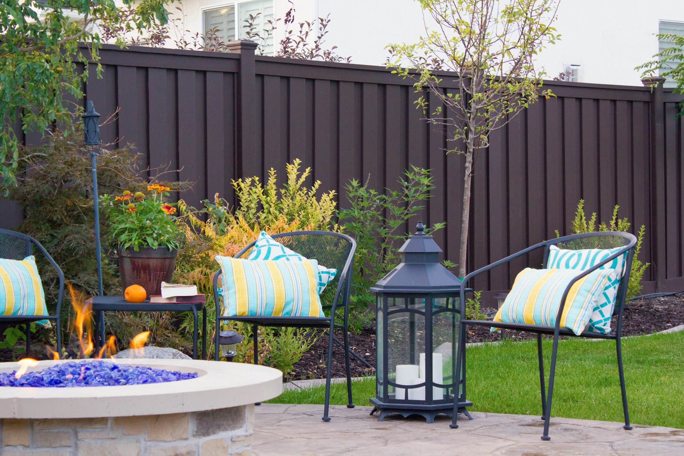 Trex Fencing 8-ft H x 8-ft W 5 -Pack Woodland Brown Board-on-board Privacy Composite Fence Panel