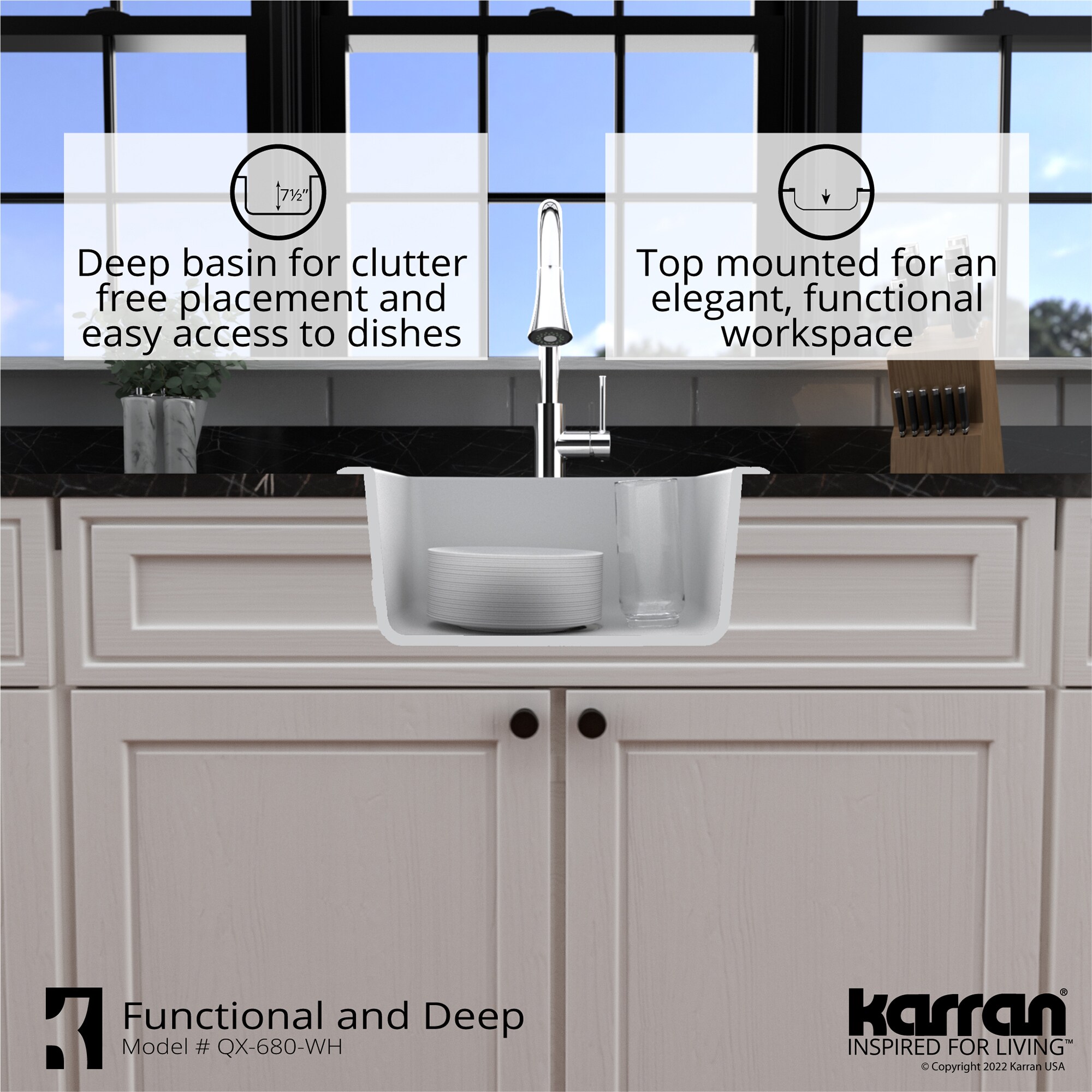 Karran QX-680-WH Kitchen-Sinks - View #7