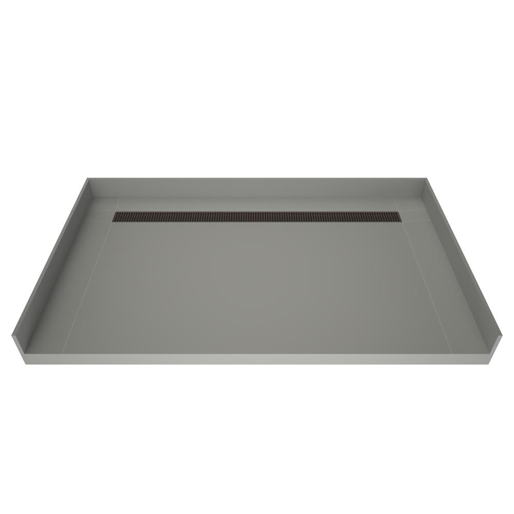 Redi Trench RT3260BBF-PVC-OB 32-in W x 60-in L with Back Drain Shower Base (Made For Tile)