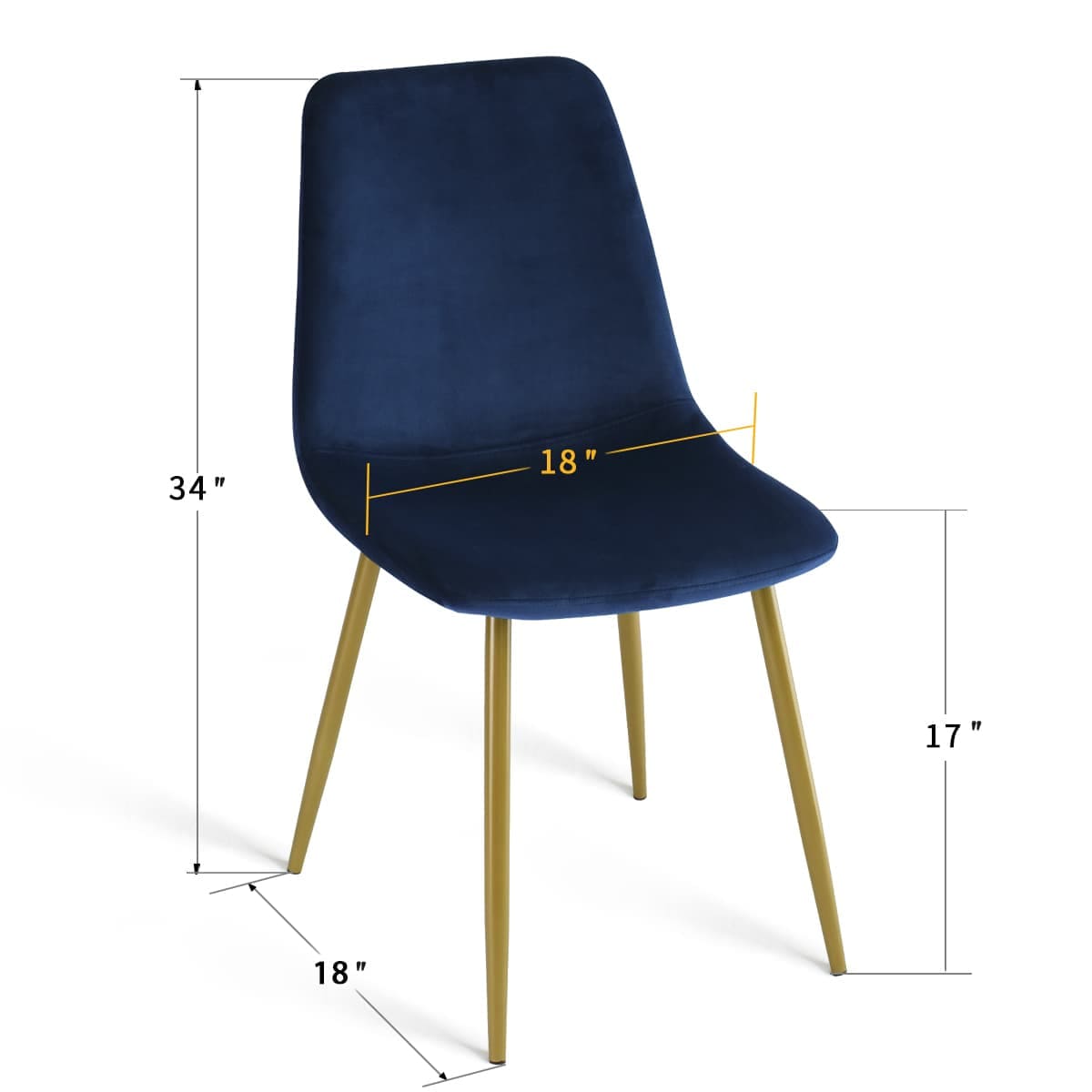 Maison Boucle BINGO-CHAIR-BLUE Dining-Chairs - View #3