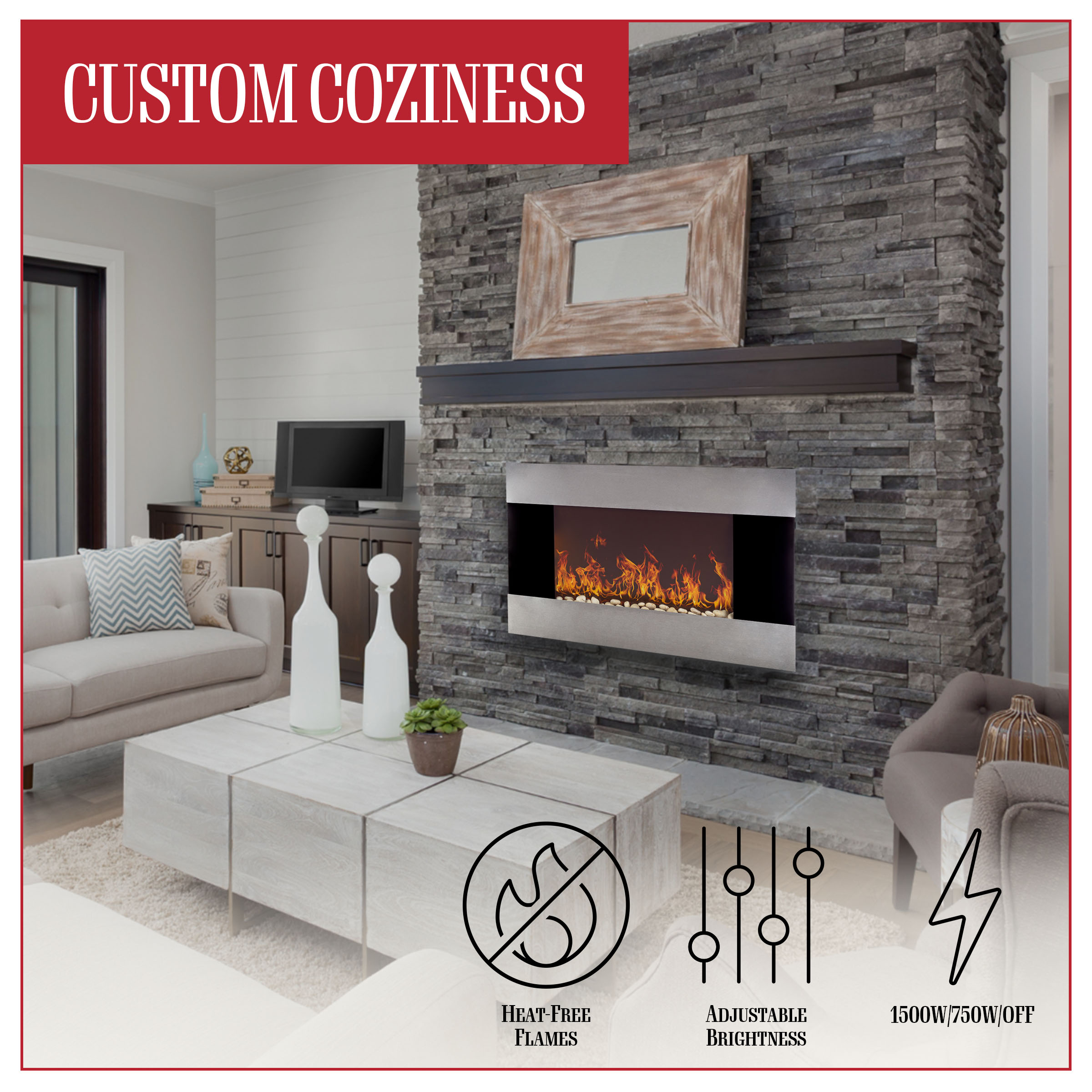 Hastings Home 855414APE Electric-Fireplaces - View #3