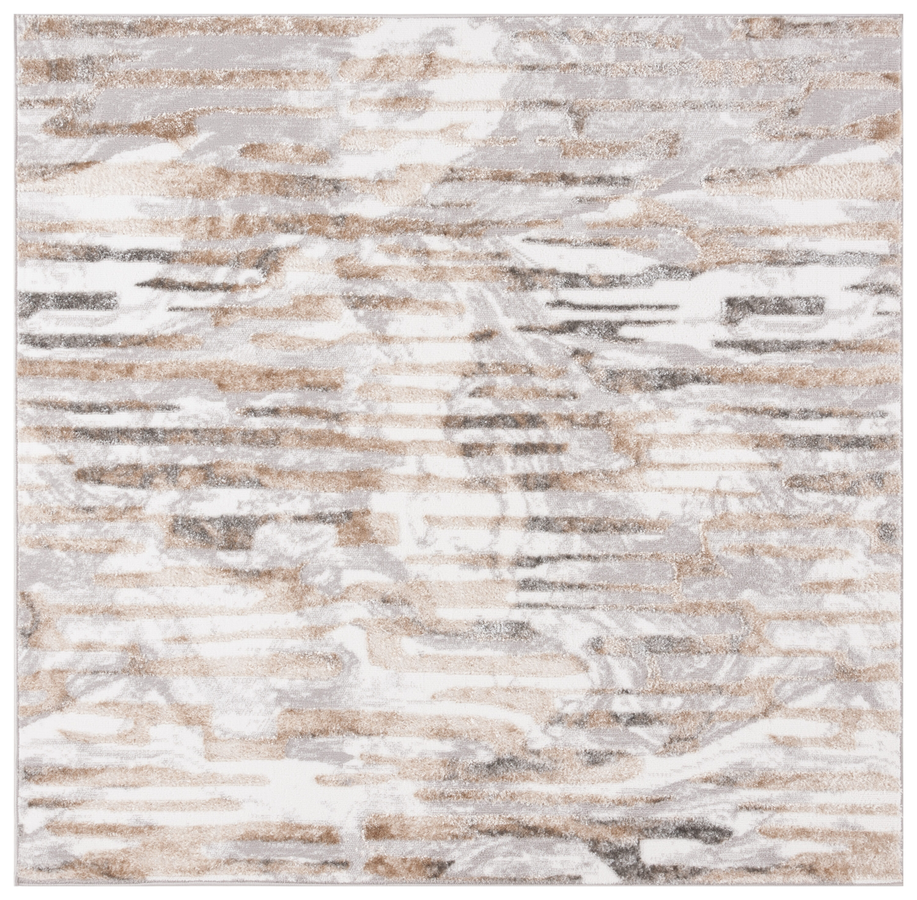 Maya 110A Ivory/Grey Beige 7 X 7 Area Rug