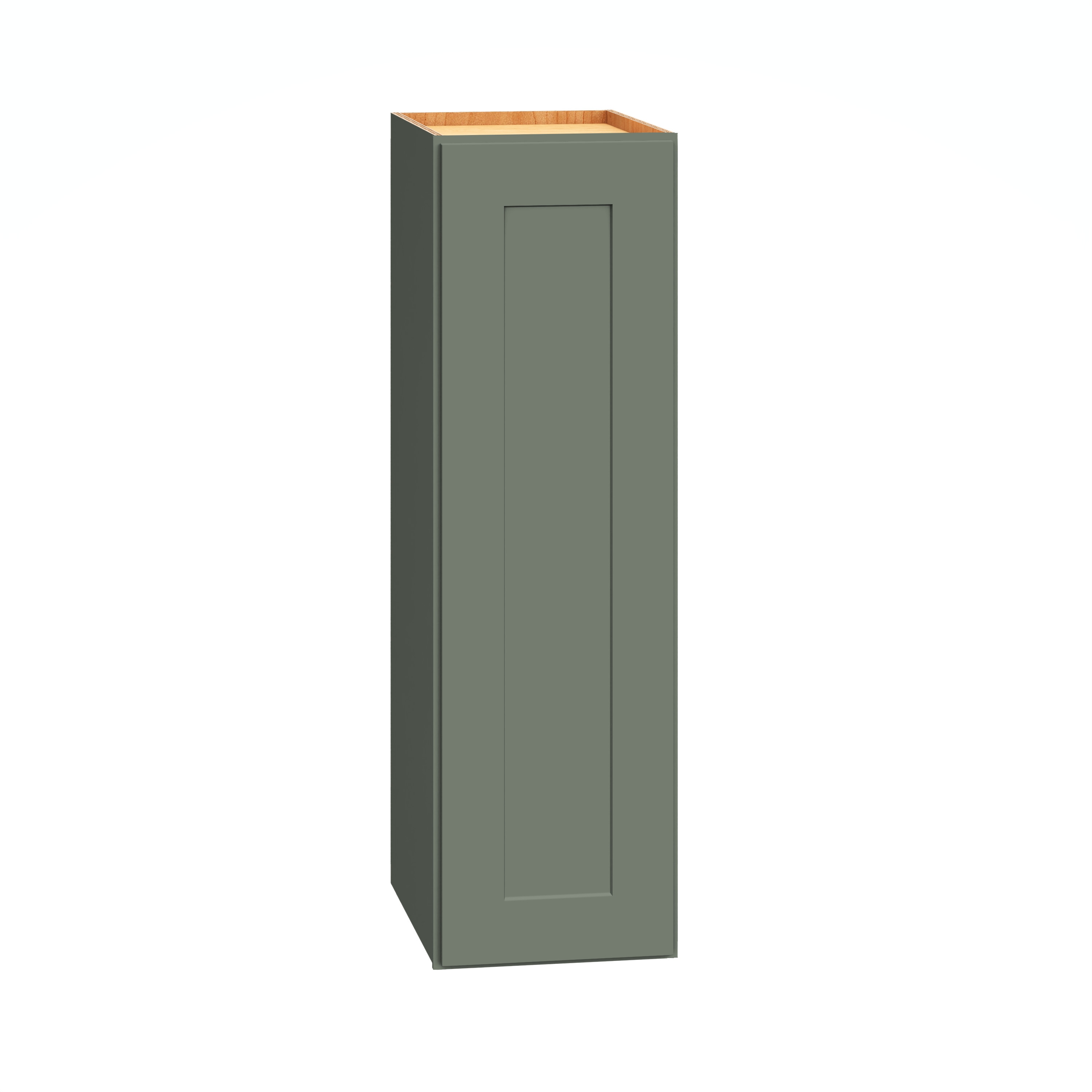 Diamond Express 61H-W930R Jamestown 9-in W x 30-in H x 12-in D Retreat Green Wall Fully assembled Plywood Cabinet (Recessed Panel Shaker)