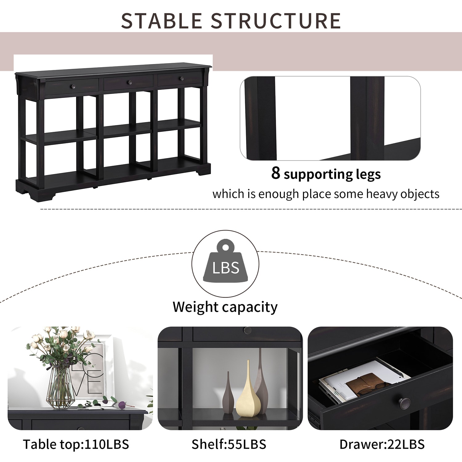 GZMR OR-WF78AAE-LC Console-Sofa-Tables - View #7