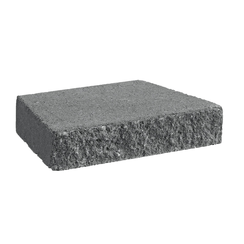  603287CHA 2.0-in H x 12.0-in L x 7.5-in D Charcoal Concrete Retaining wall cap