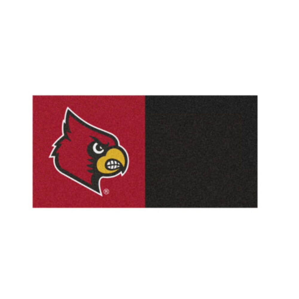 Logo Brands University of Louisville Team Carpet Tiles