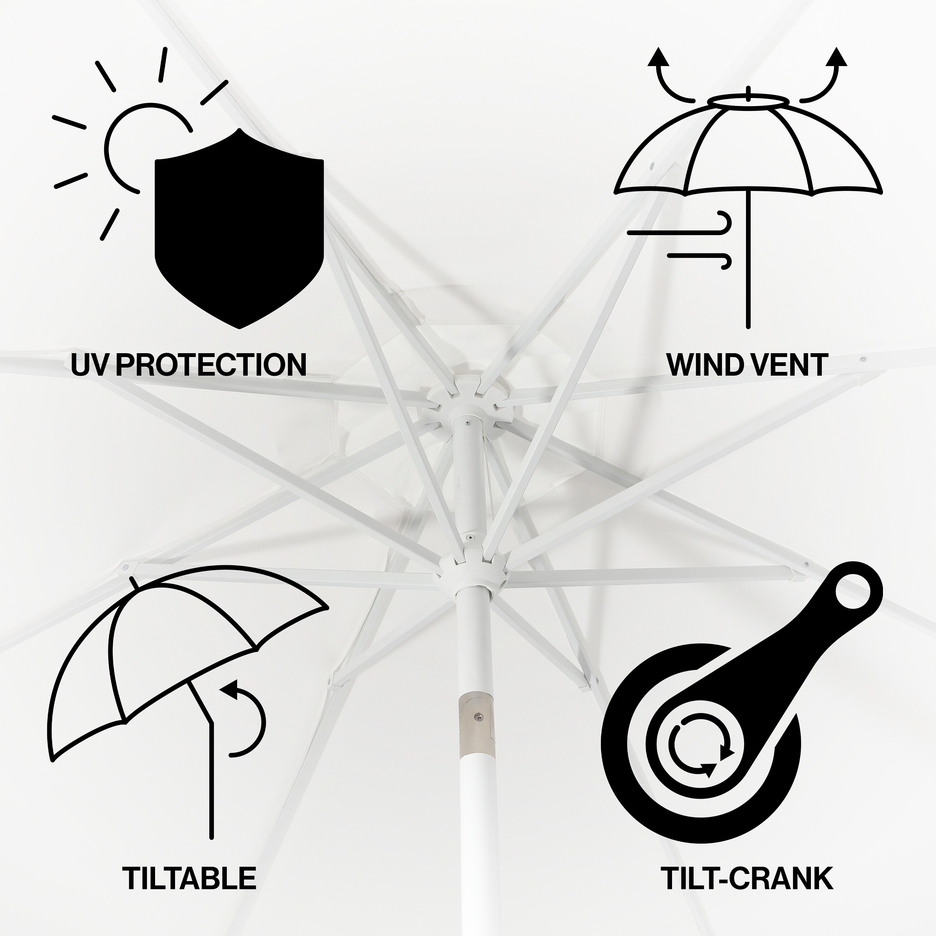 JONATHAN  Y UMB1000A Umbrellas-2 - View #3