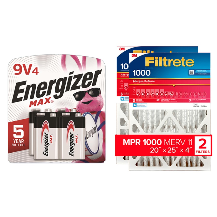 Energizer Max Alkaline 9-Volt Batteries (2-Pack) in the 9-Volt