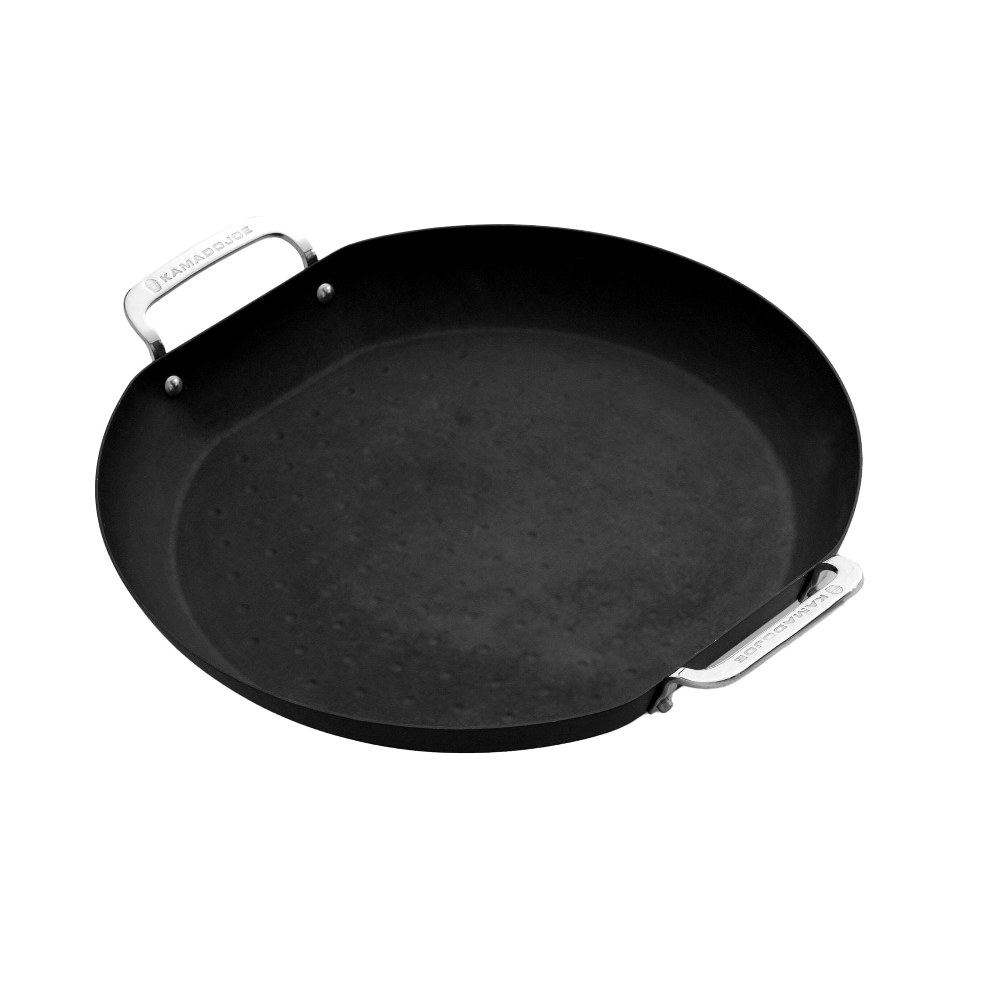 Lodge CRSGP12 Carbon Steel Grilling Pan, Pre-Seasoned, 12-inch