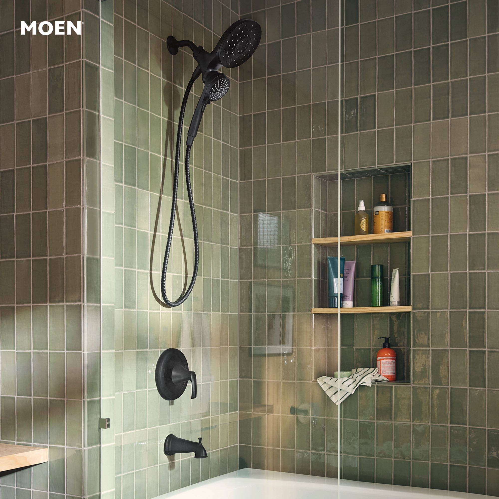 Moen 82137BL Tub-Shower-Faucets - View #2
