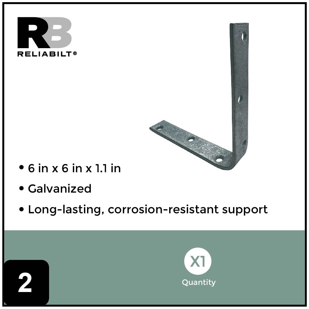 RELIABILT 22508MGLLG Mending-Plates-Brackets-Braces - View #3