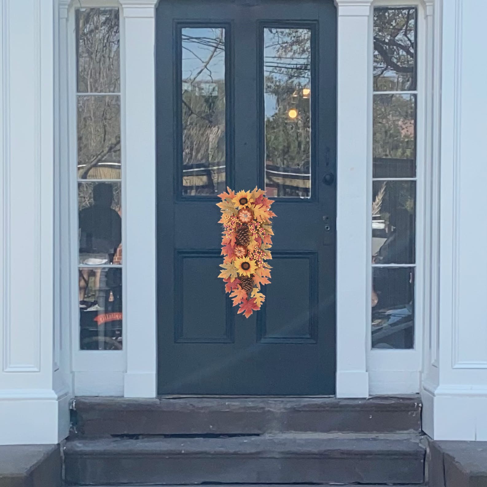 Haute Decor DHSW3201 Artificial-Thanksgiving-Wreaths - View #3