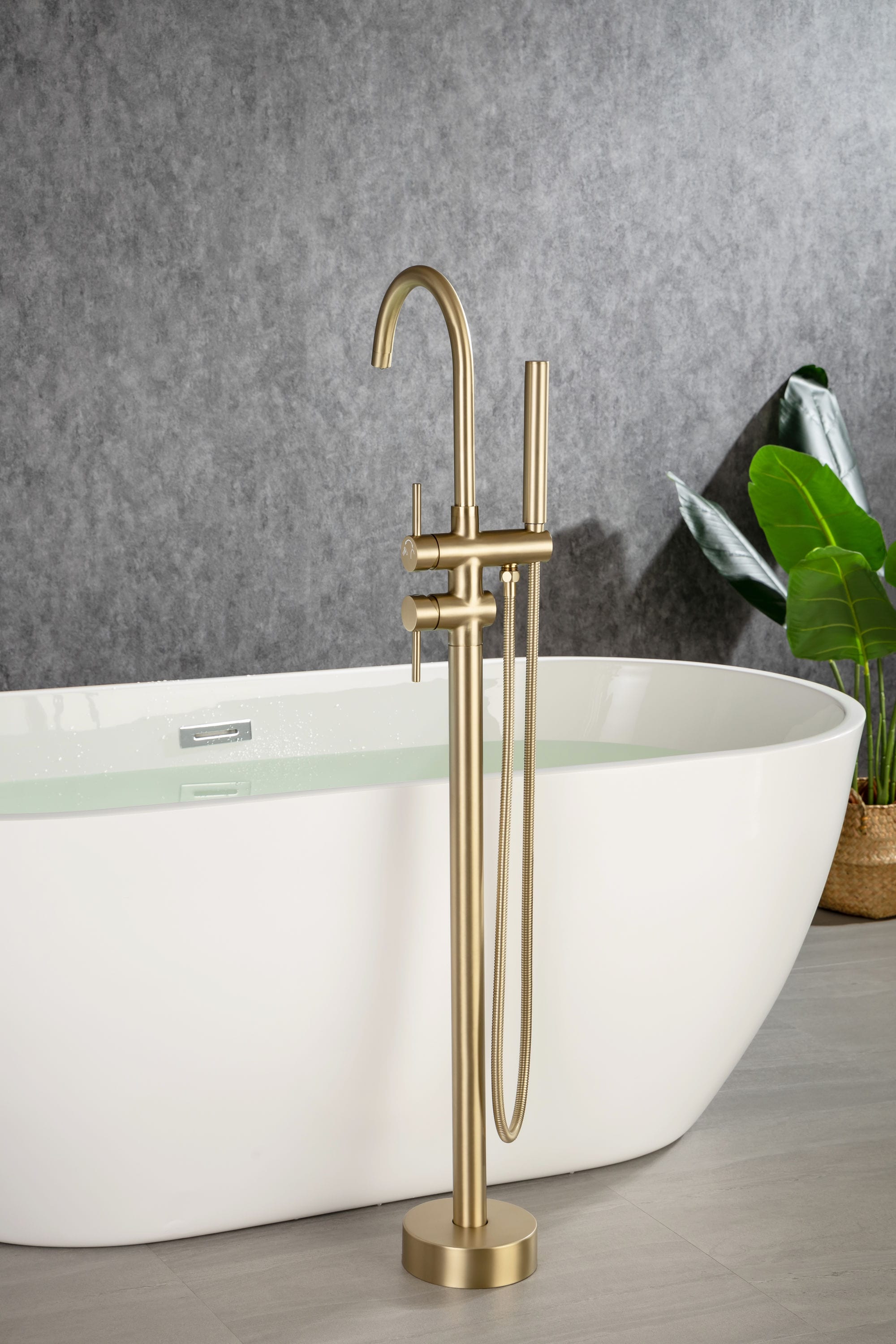 WELLFOR DB-BT4H Roman-Tub-Faucets - View #4