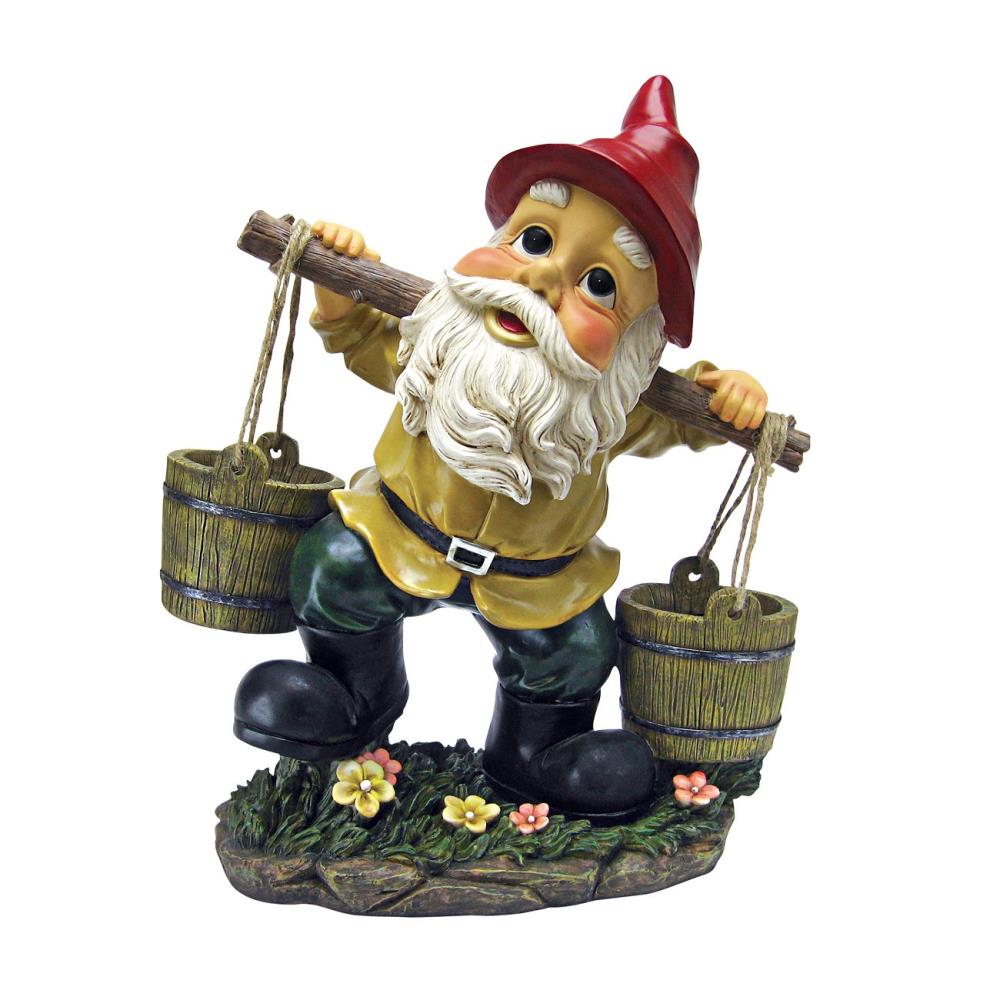 Design Toscano QL153320 18-in H x 14-in W Multiple colors/finishes Gnome Garden Statue