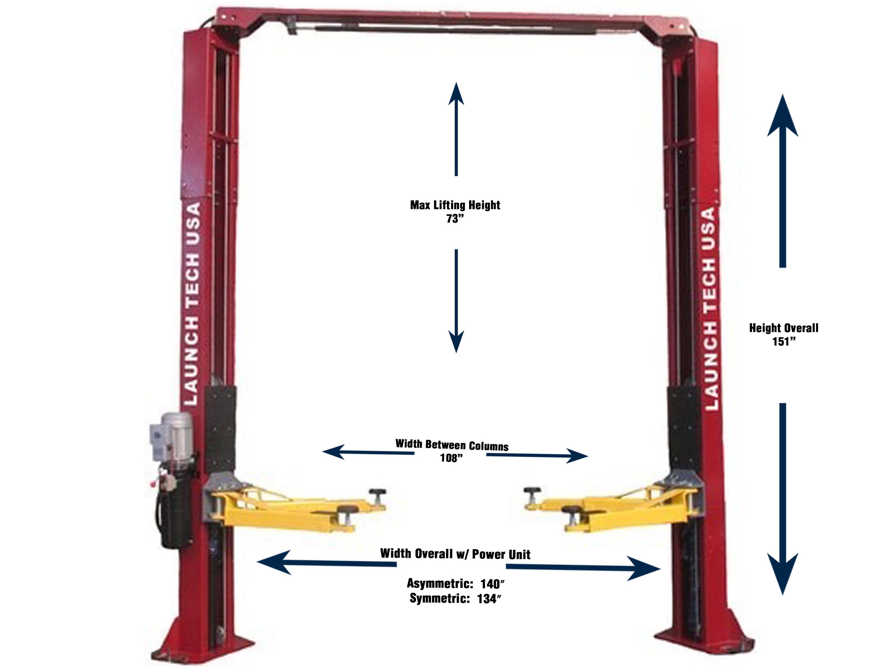 Launch TLT240SC-R Vehicle-Lifts - View #2