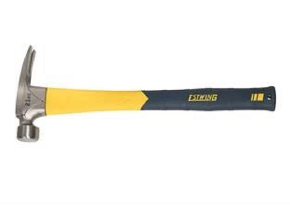 Estwing 21-oz Milled Face Steel Head Rubber Framing Hammer in the Hammers  department at