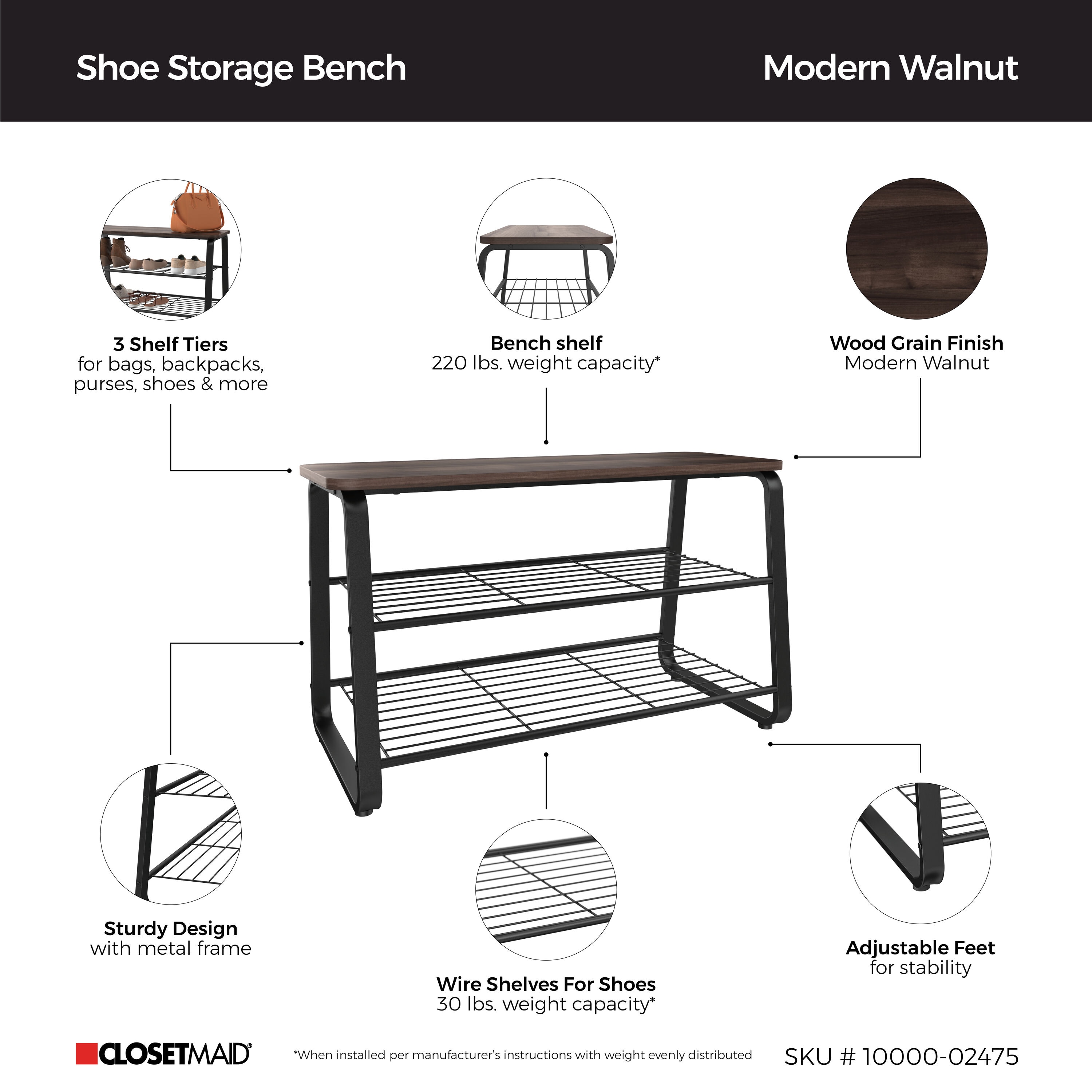 ClosetMaid 10000-02475 Shoe-Racks - View #7