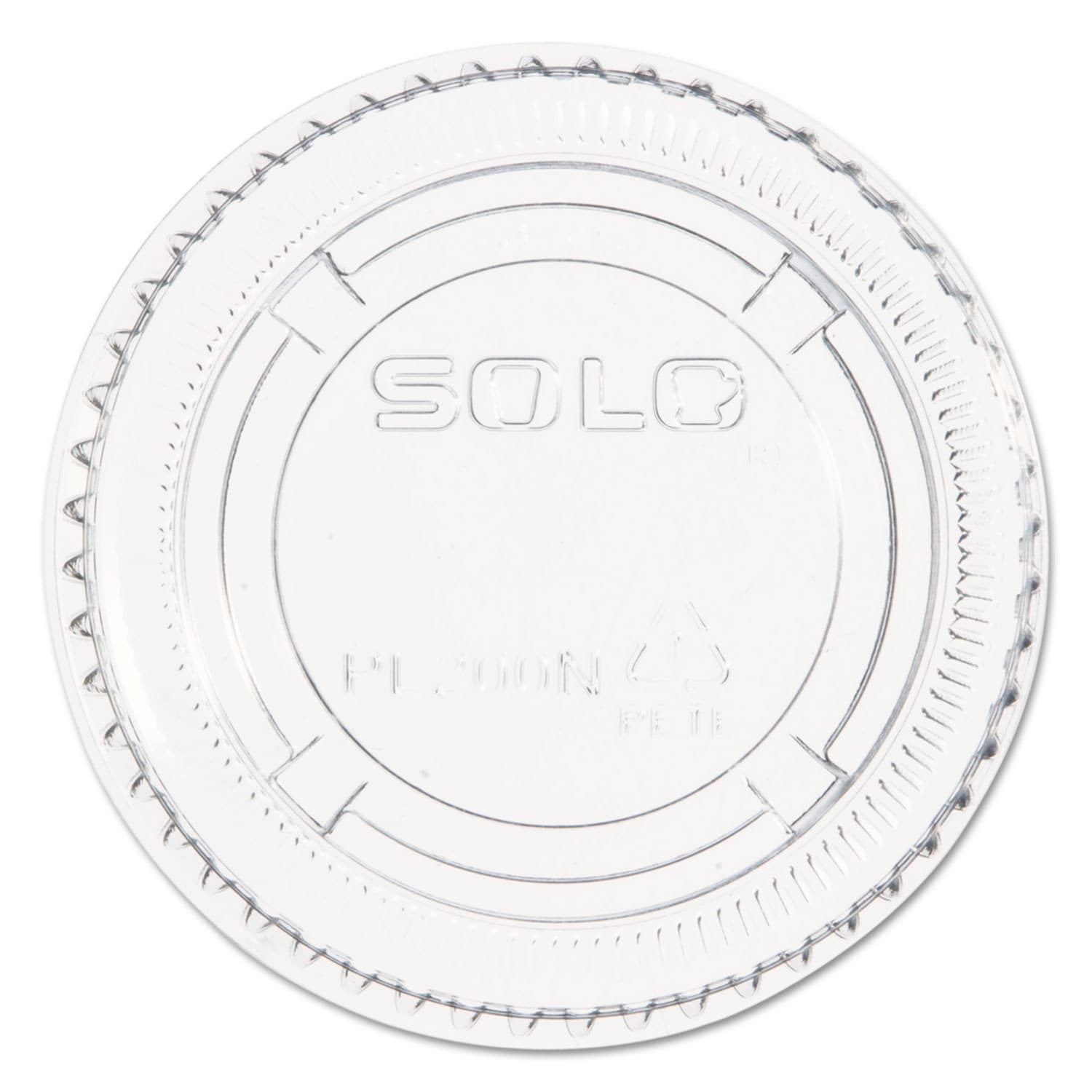 Dart Portion per Souffle Cup Lids Fits 1.5 oz to 2.5 oz Portion Cups Plastic Clear 2500 per Carton