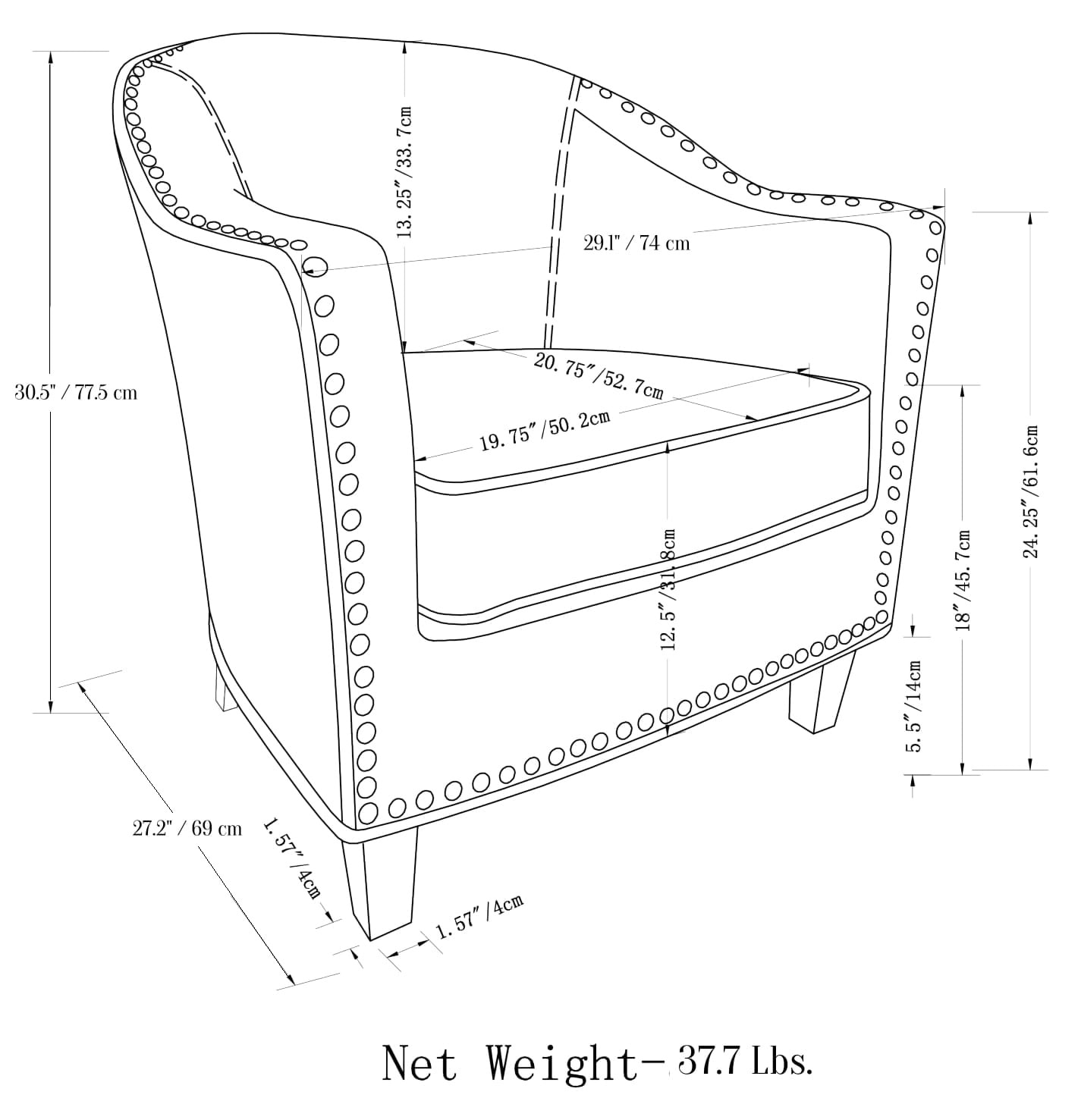 Simpli Home AXCTUB-004-DBR chairs - View #10