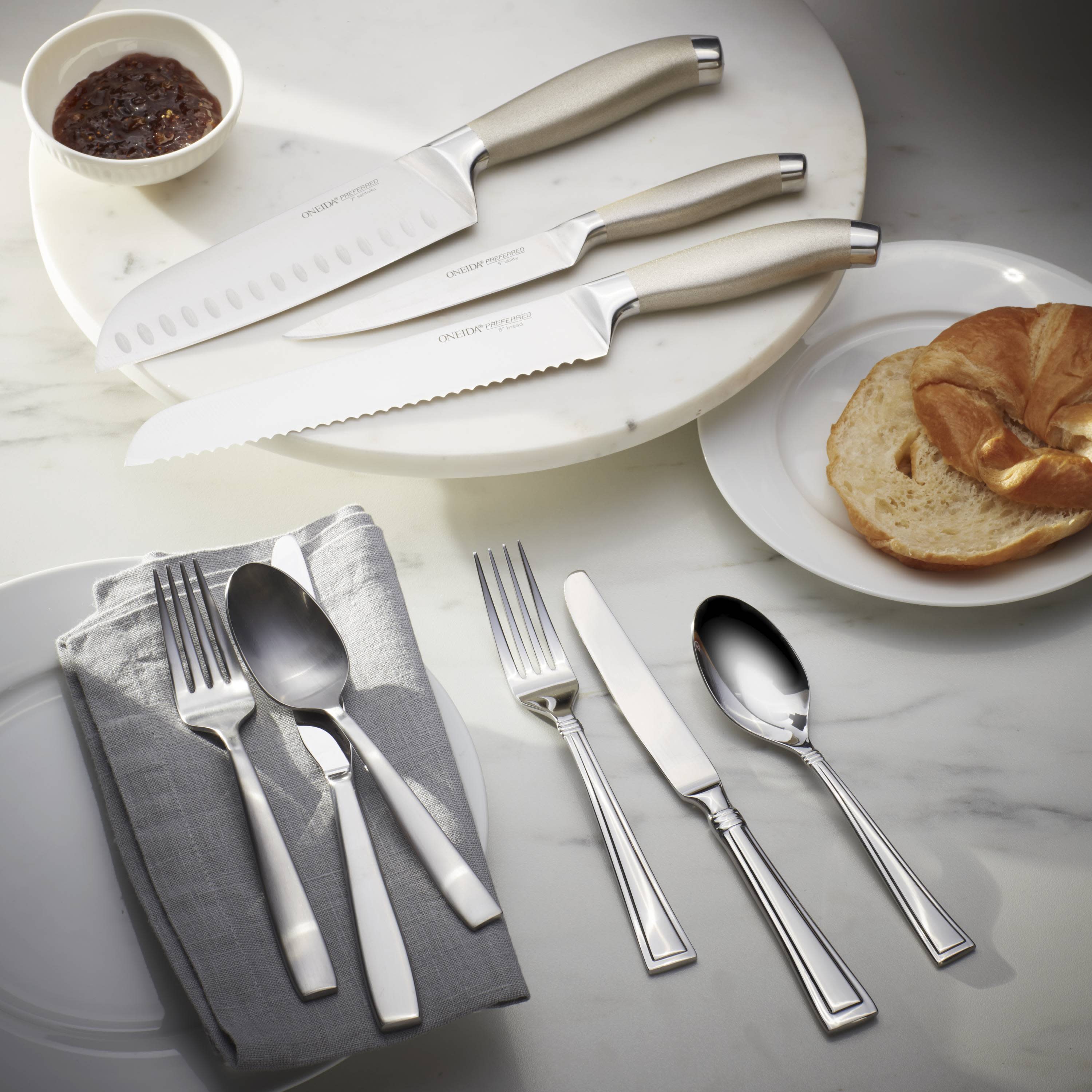 Oneida 7-piece Cutlery Set With Block 55272l20 At Lowes.com