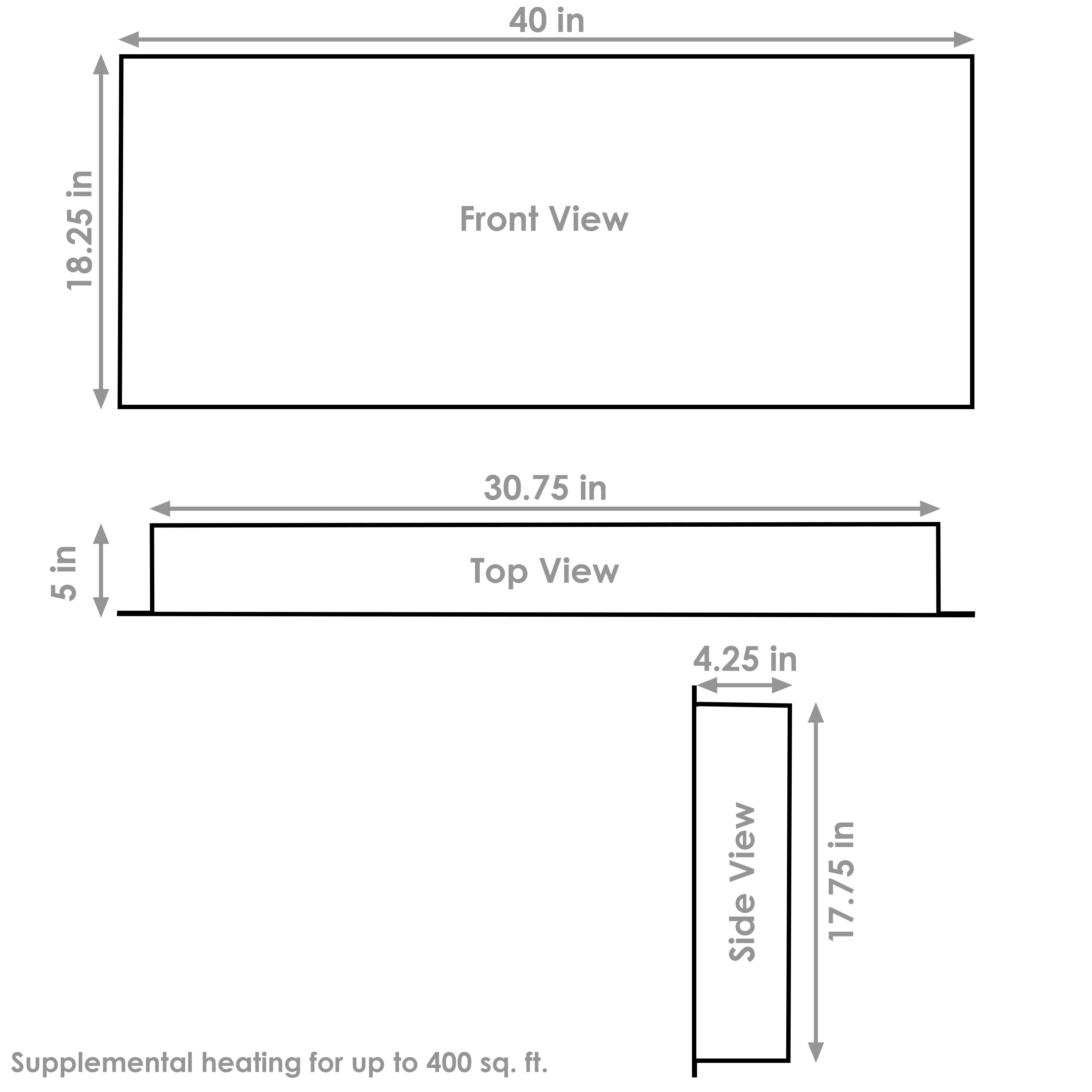 Sunnydaze Decor LOE-374 Electric-Fireplaces - View #3