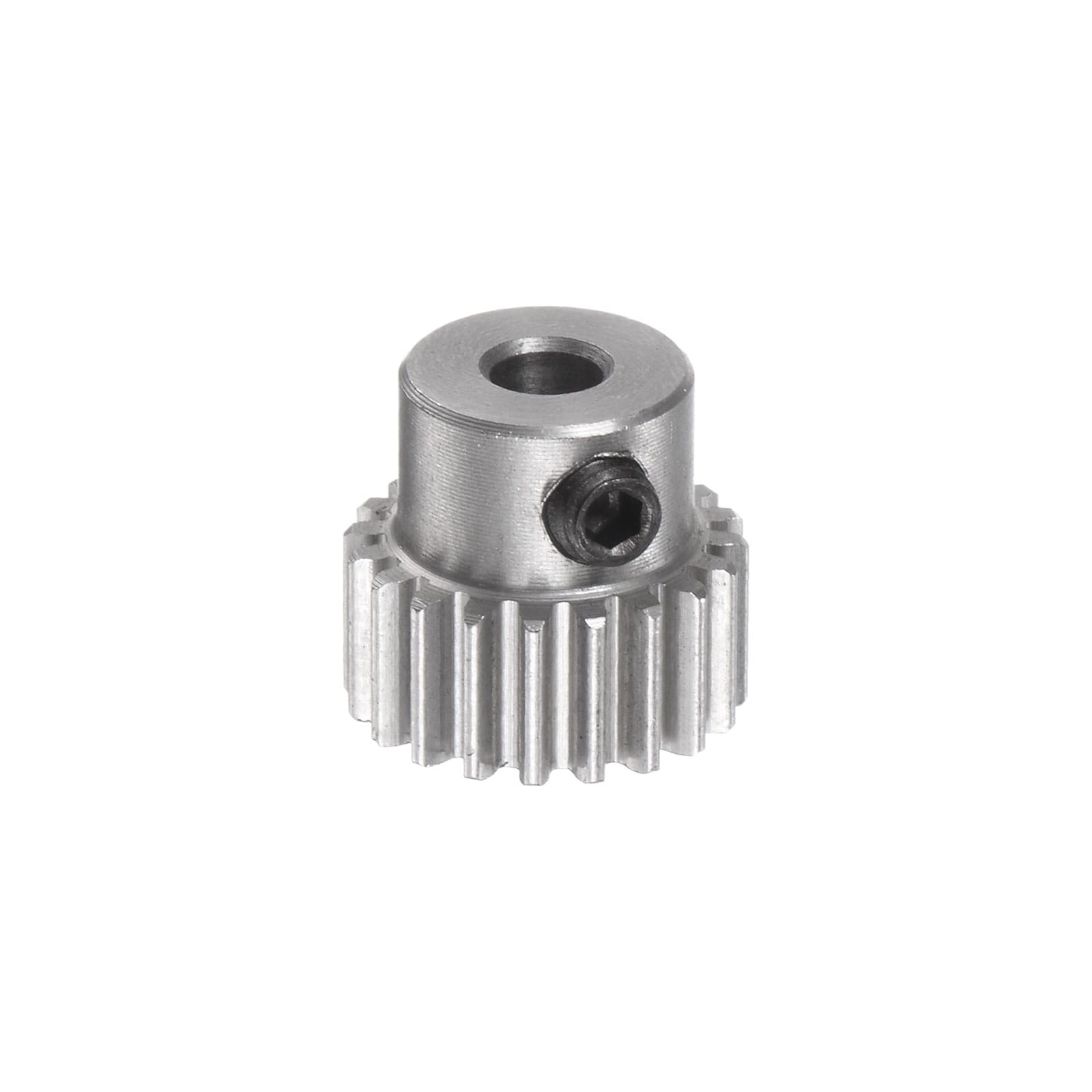 Harfington Pinion Gear 3mm Bore 20T Mod 0.5 Stainless Steel Spur Diff Differential Motor Gear RC Car Replacement Parts