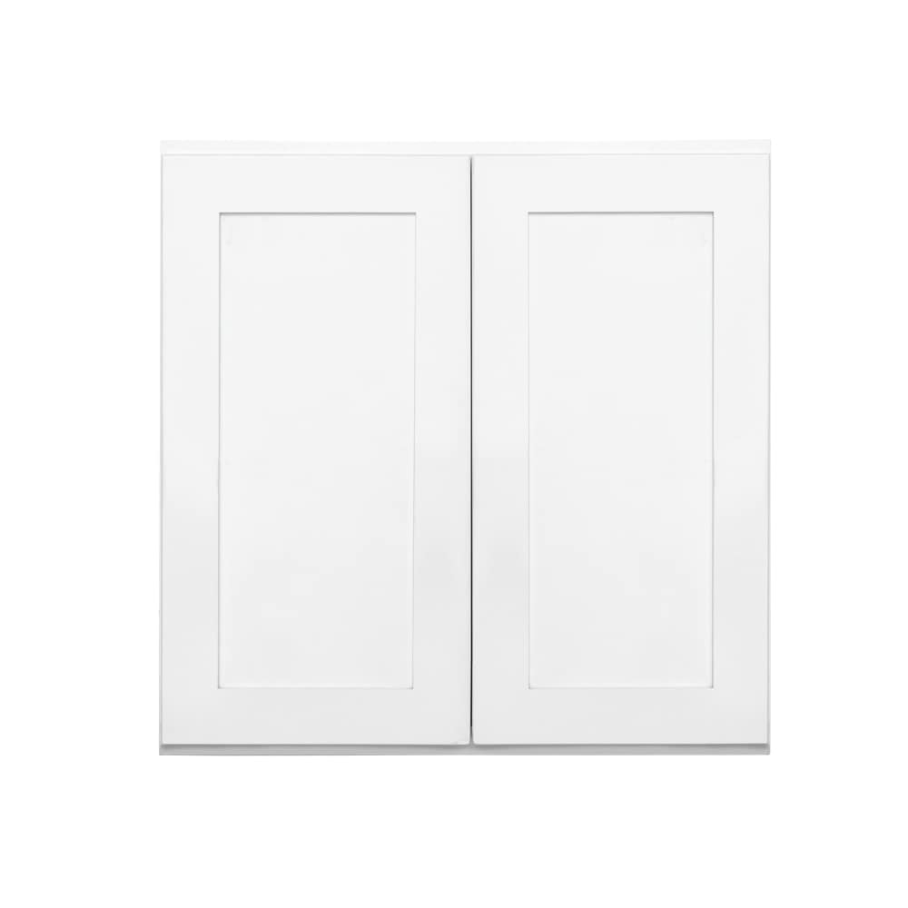 Fairplay 36-in W x 36-in H x 12-in D White Wall Ready To Assemble Plywood Cabinet (Recessed Panel Shaker Door Style) | - RELIABILT LS-SW-W3636B