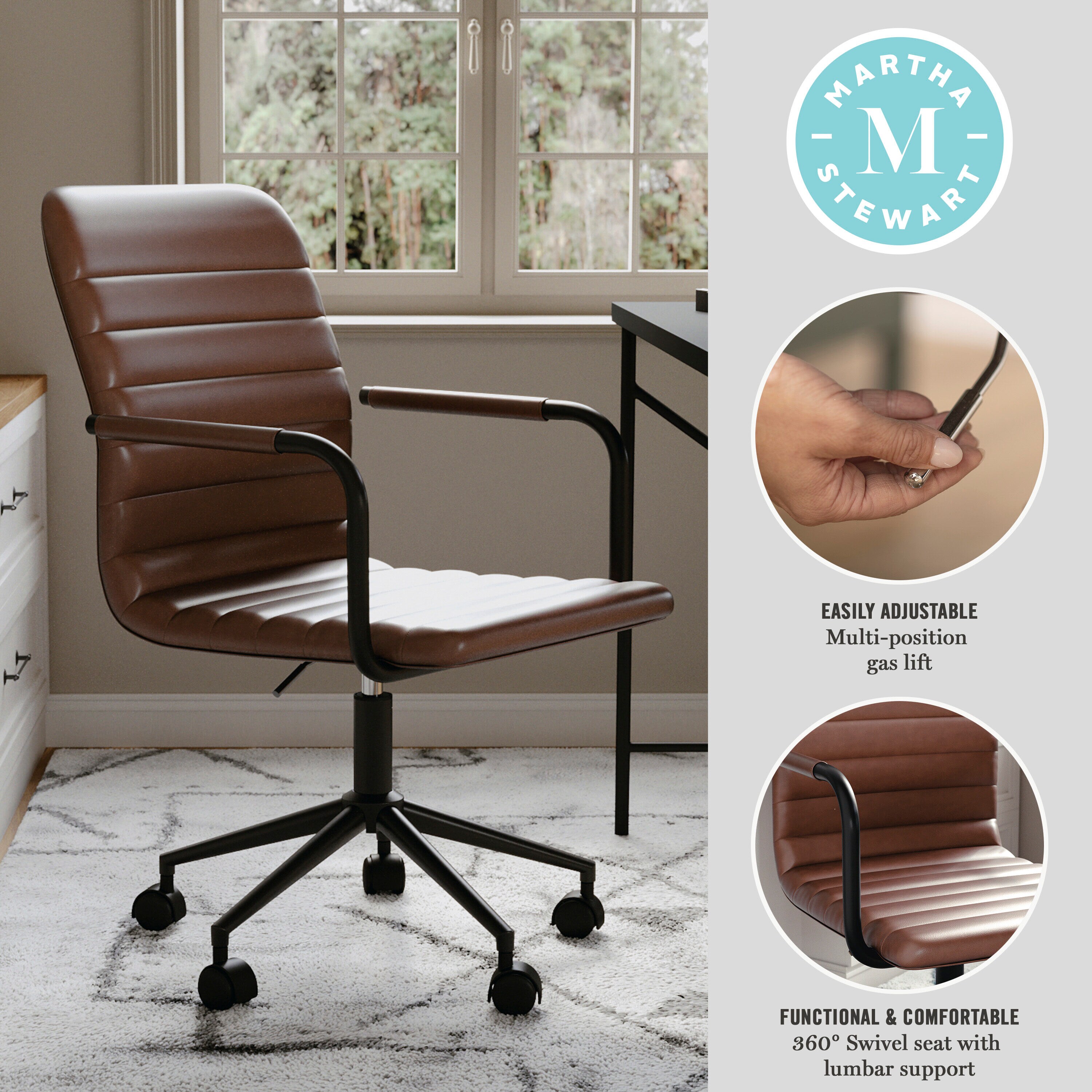 Martha Stewart 196861041495 Office-Chairs - View #2