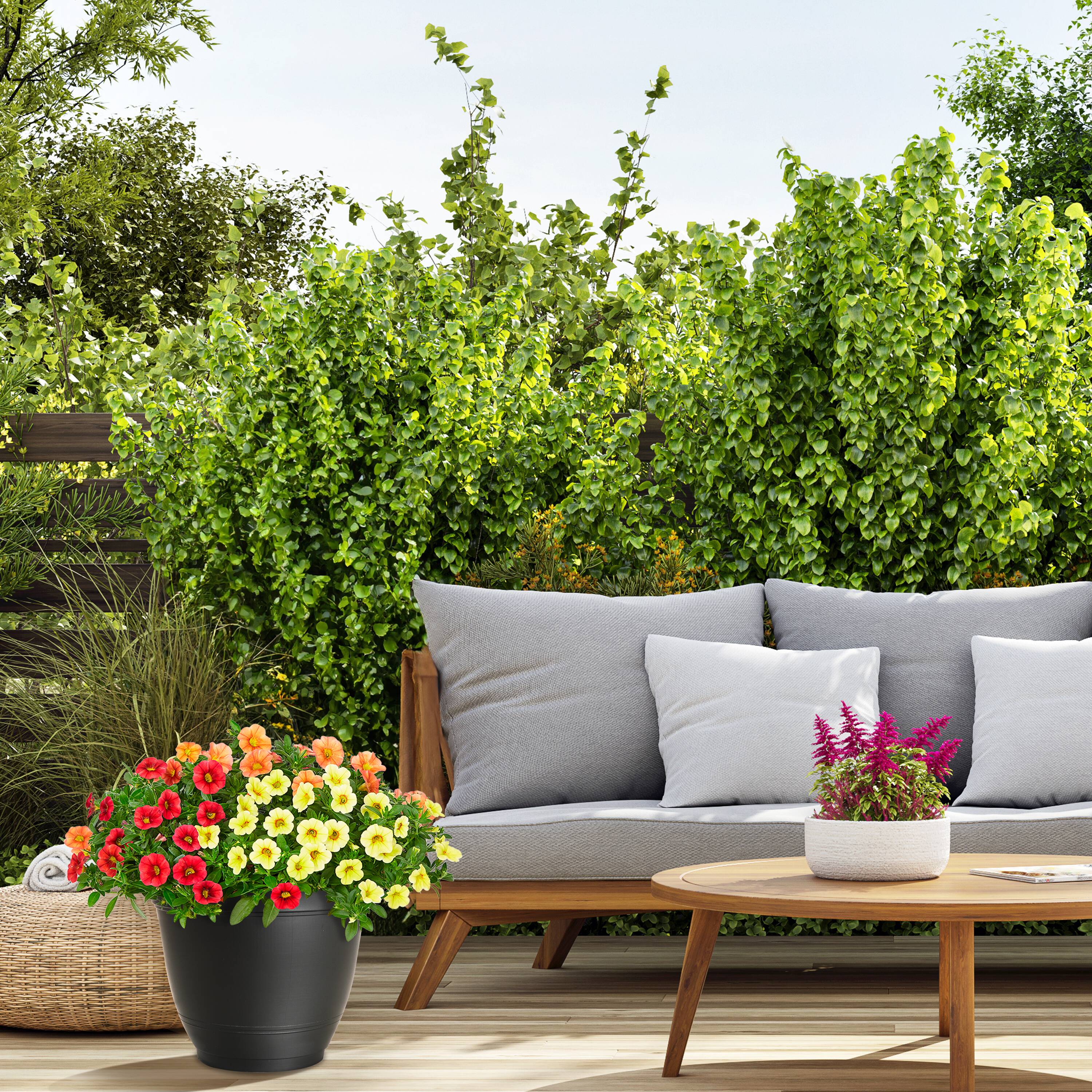 Style Selections DP2132P-BLACK Planter-Window-Box - View #5