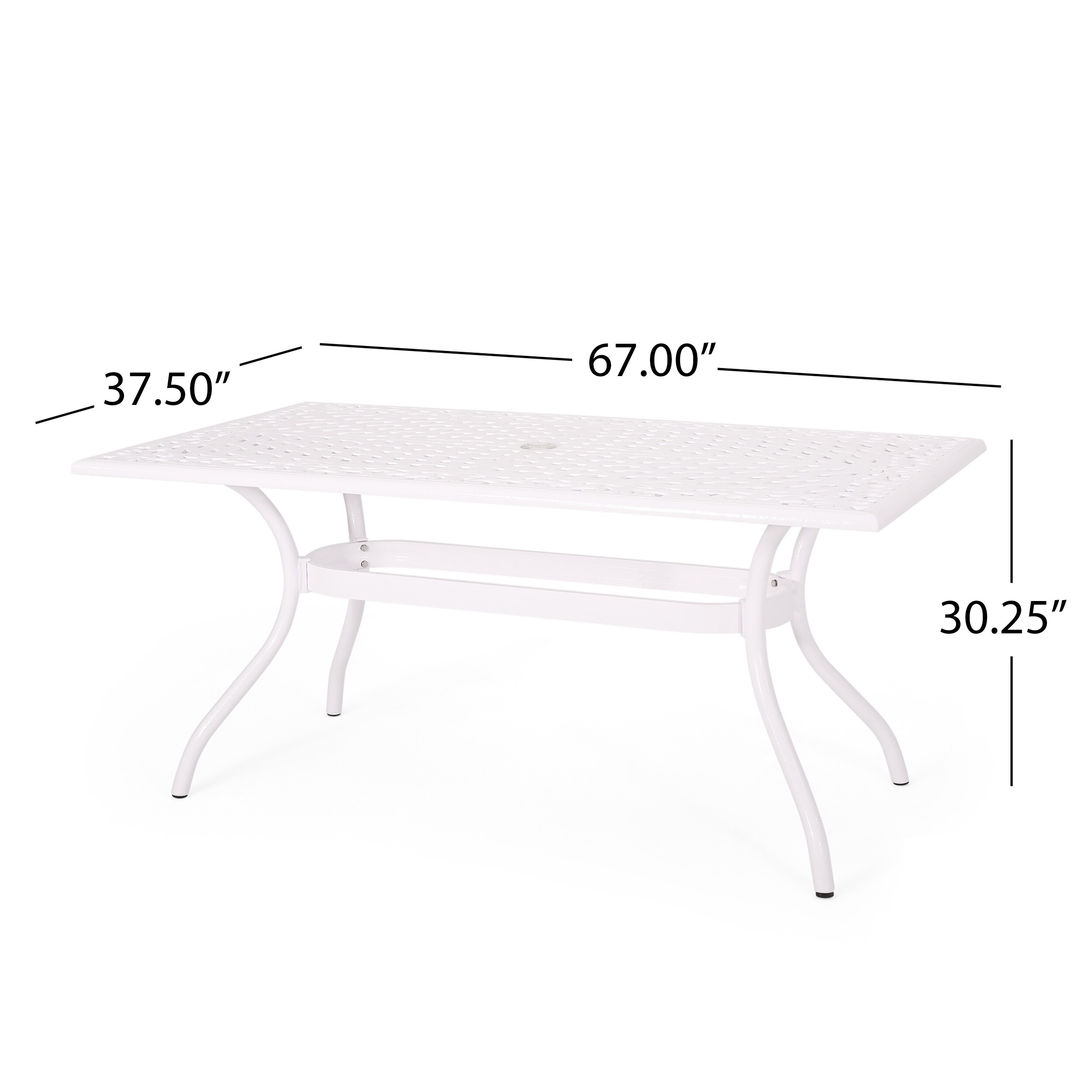 ModernLuxe L3P-57704.00WHI Patio-Tables - View #4