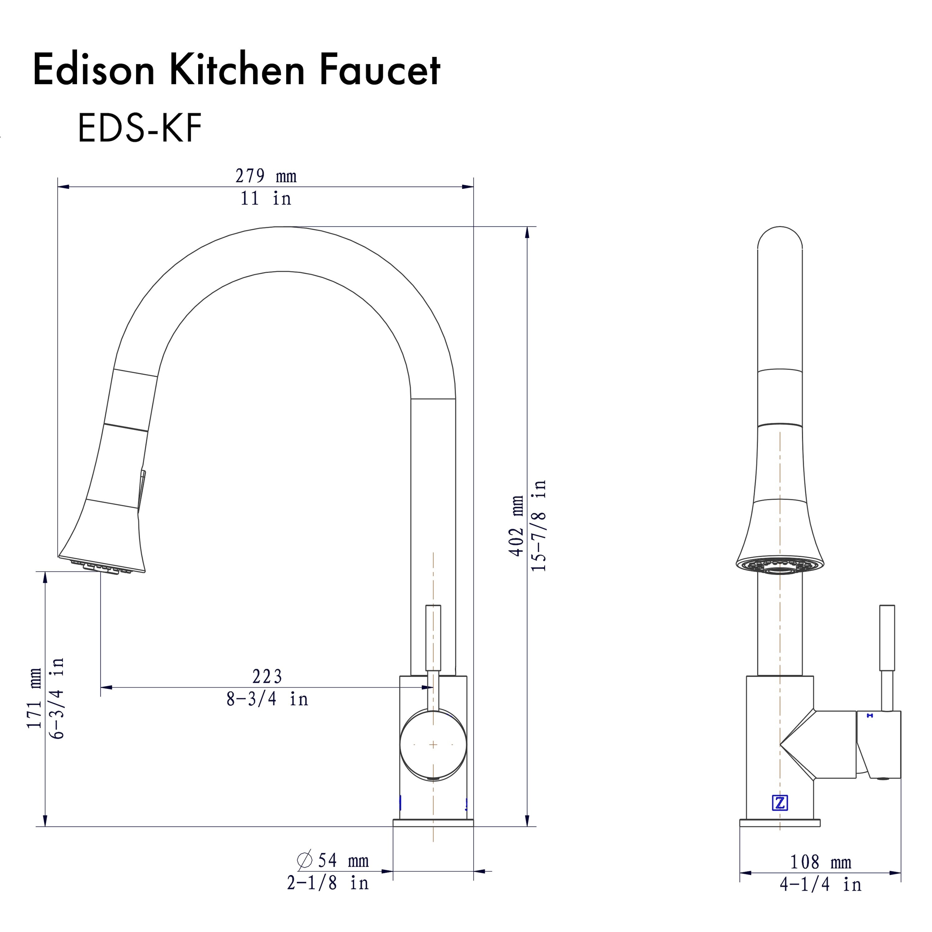 ZLINE KITCHEN & BATH EDS-KF-CB Kitchen-Faucets - View #4