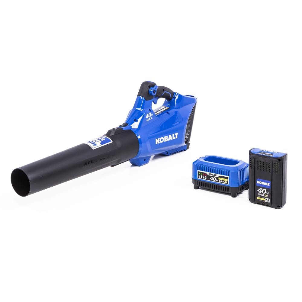 Kobalt KHB 3040-06 40-volt 480-CFM 110-MPH Battery Handheld Leaf Blower 3 Ah