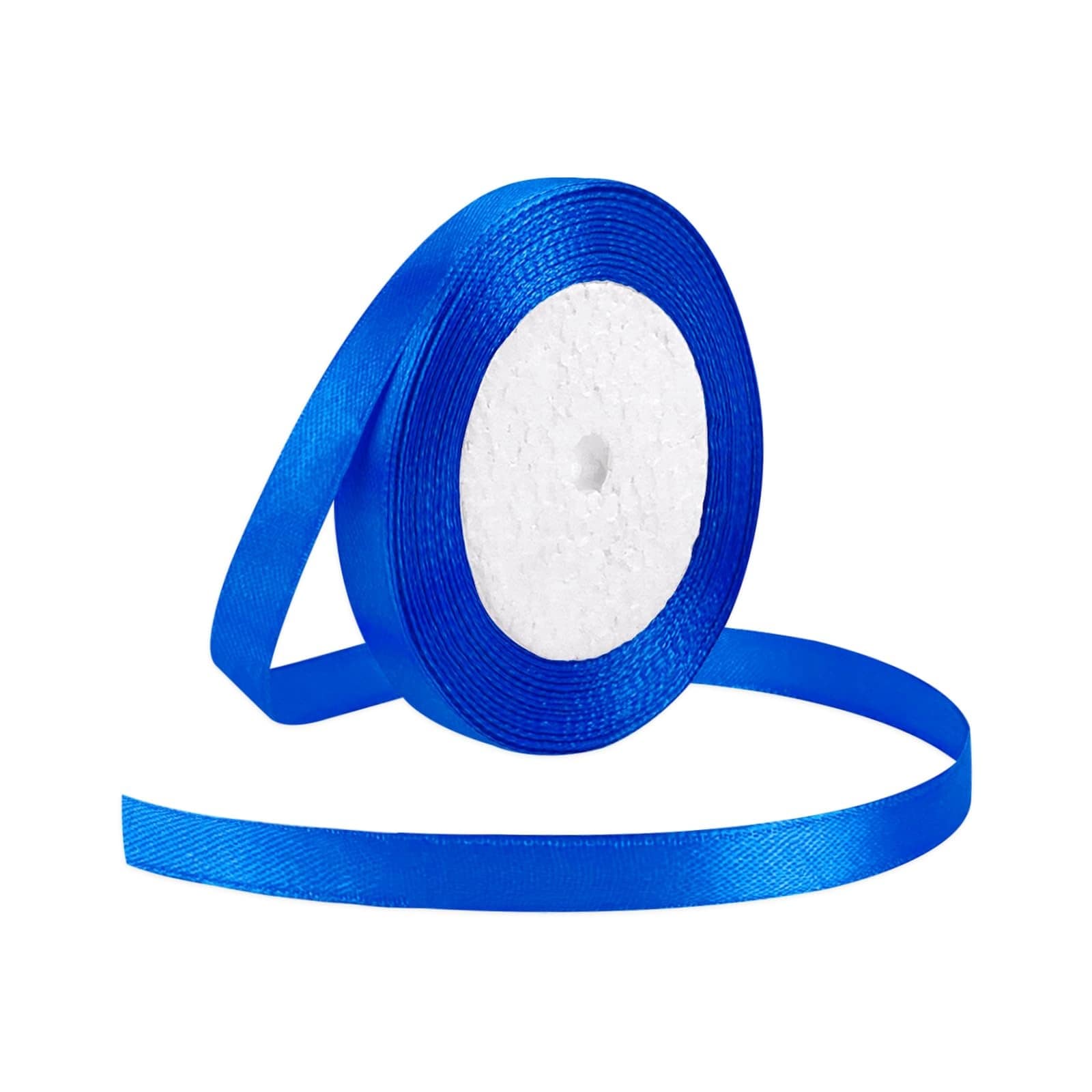 Afoxsos Royal Blue Satin Ribbon Roll 3 by 8 Inch Wide 25 Yard for Craft Bows Rose Bouquet Holiday Gift Wrapping Party and Wedding Decoration #G05AF13064