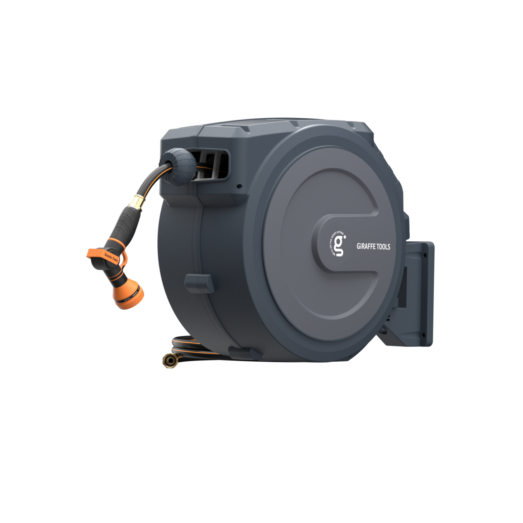 Giraffe Tools Retractable Plastic 78-ft Wall-mount Hose Reel in the Garden  Hose Reels department at