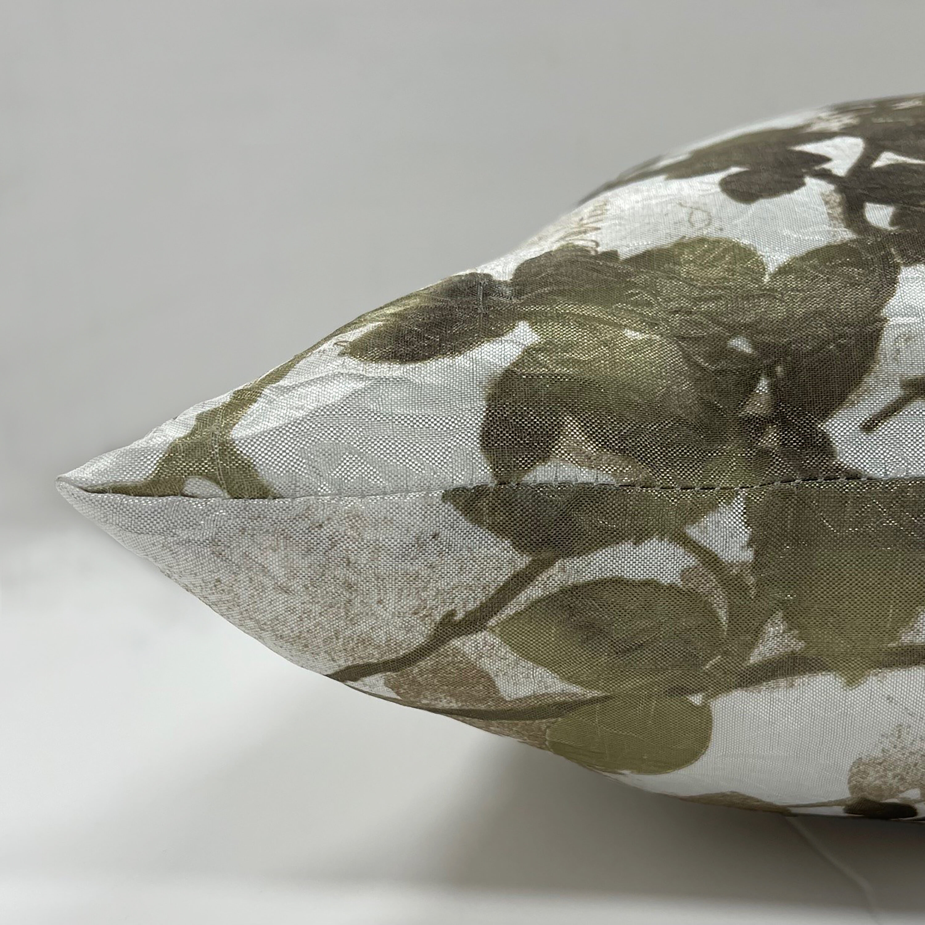 Tranquil Green 18" Square Polyester Throw Pillow