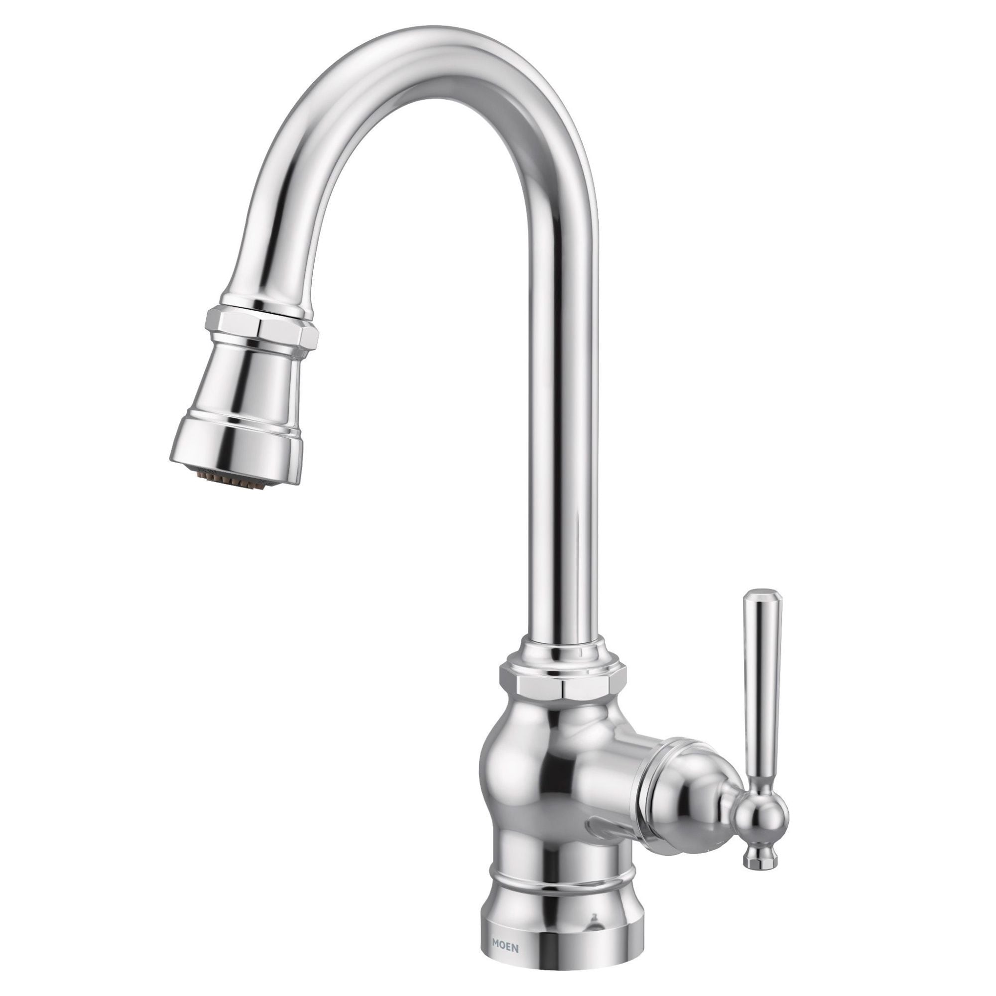 Moen Paterson Chrome Single Handle Bar and Prep Kitchen Faucet with ...