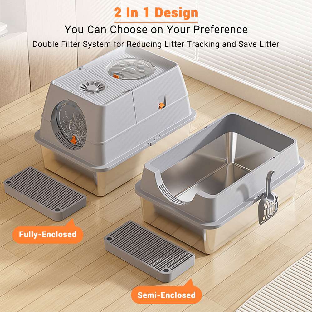 Qeetex WLS-PPS-334JVB53 Cat-Litter-Box - View #5