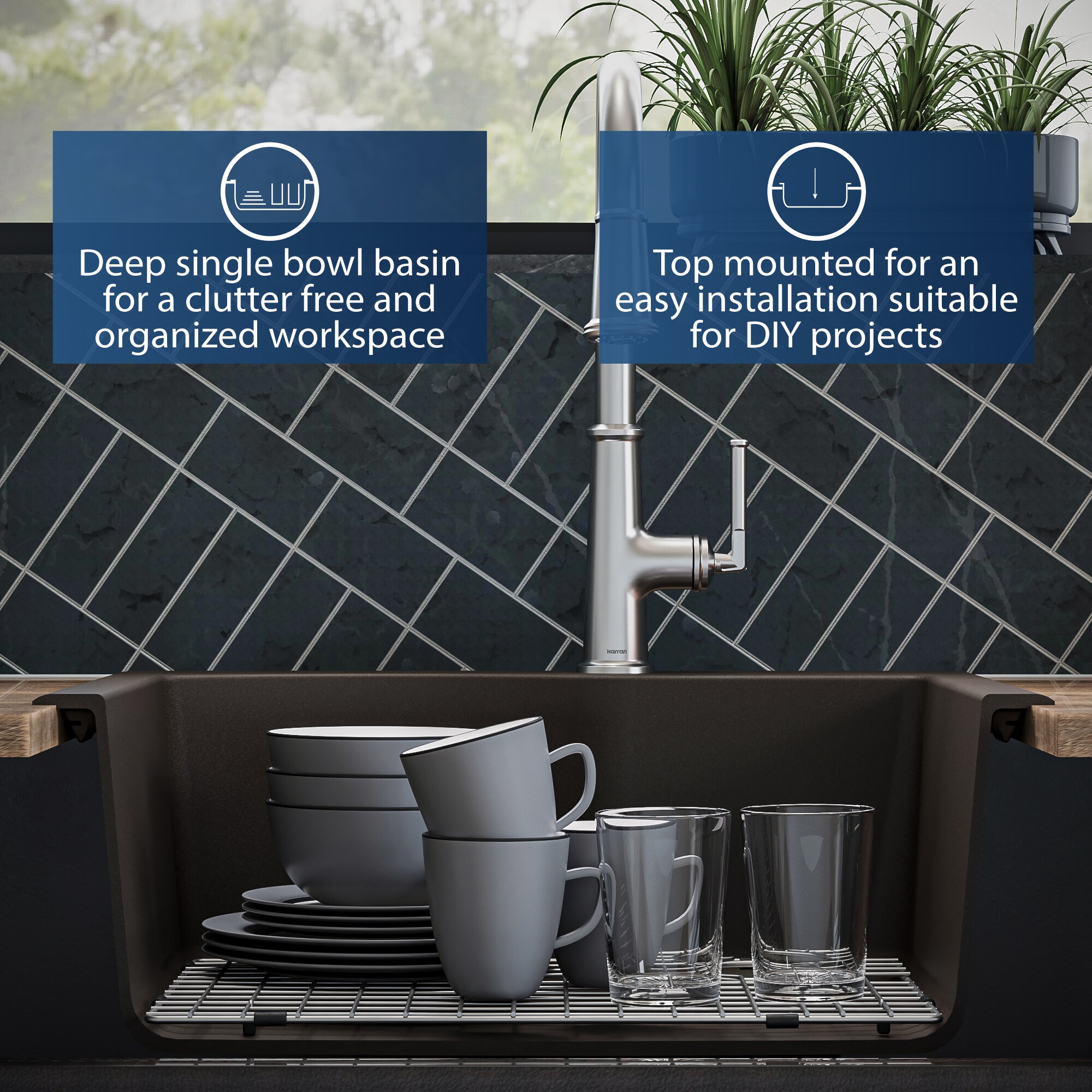 Karran QT-671-BR-PK1 Kitchen-Sinks - View #5