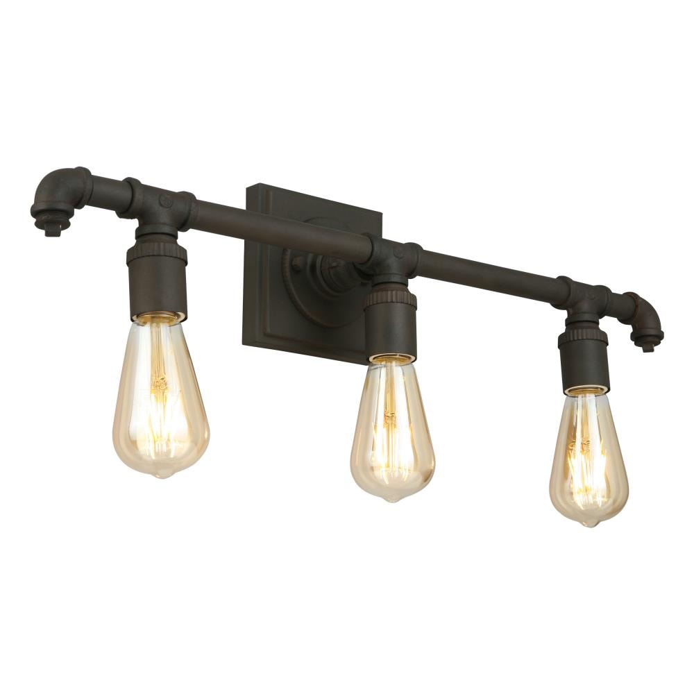 Bronze Finish Commercial Electric 3-Light "Transitional Style" Vanity Light 