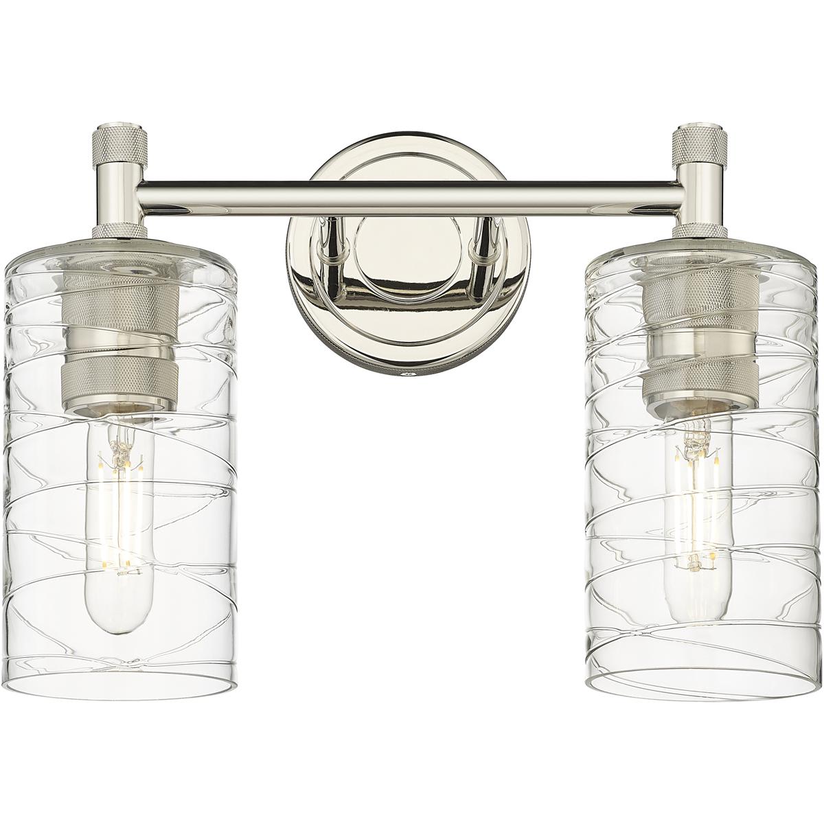 Innovations Lighting -  434-2W-PN-G434-7DE Downtown Urban Crown Point Bathroom Vanity Light