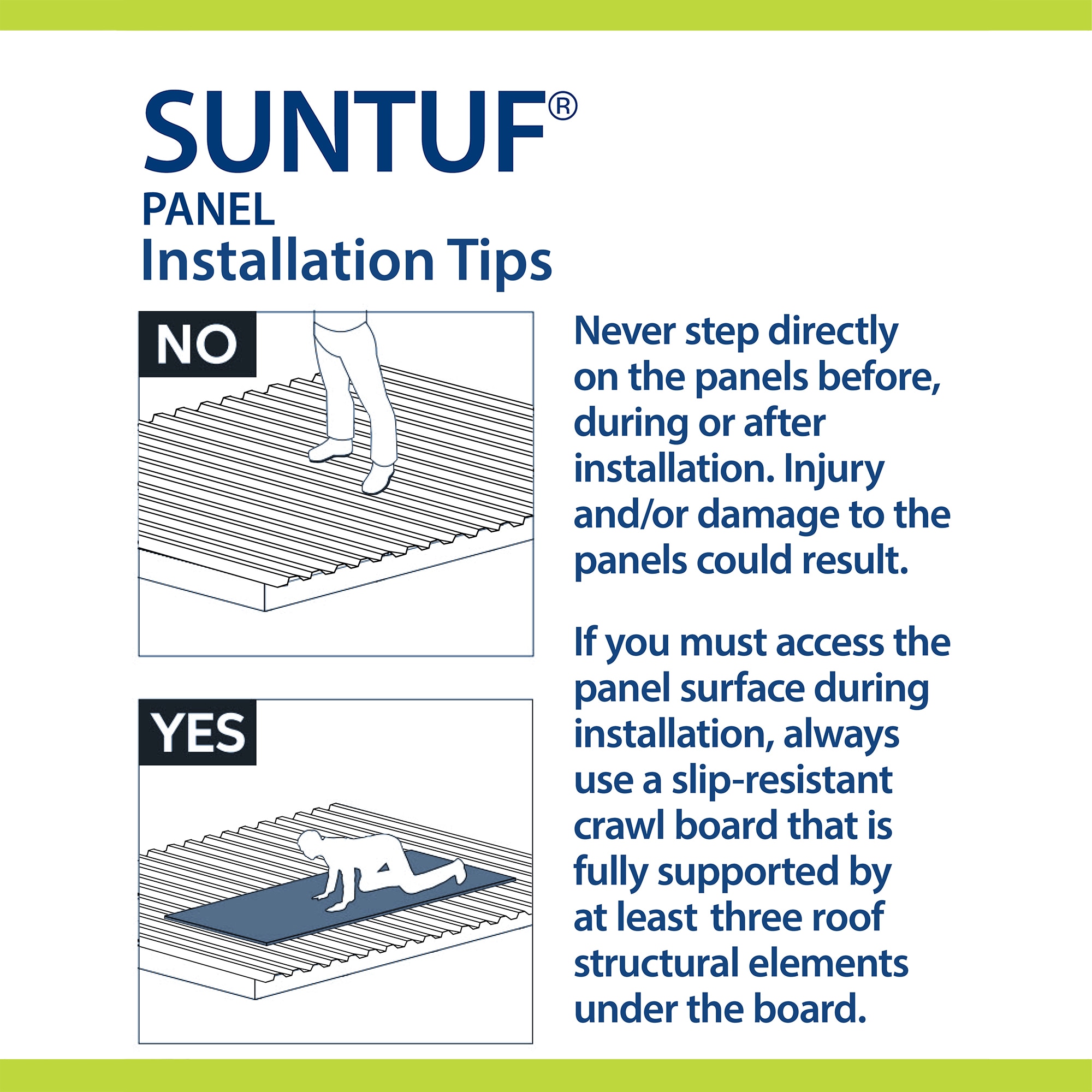 SUNTUF 2-ft x 6-ft Corrugated Blue Polycarbonate Plastic Roof Panel 10 ...