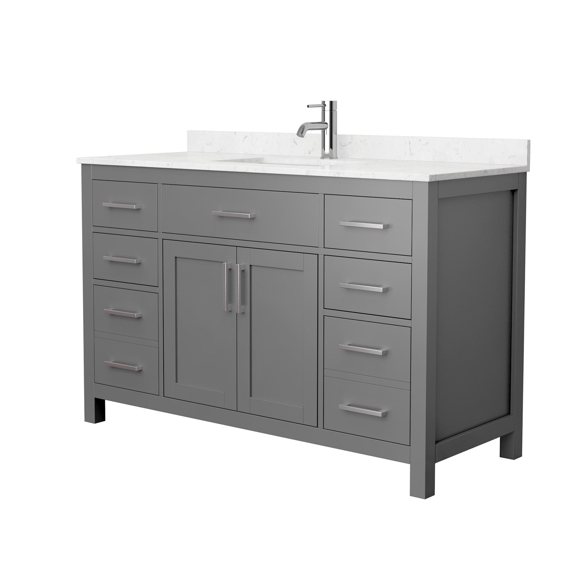 Wyndham Collection WCG242454SKGCCUNSMXX Bath-Vanity-Combo - View #2