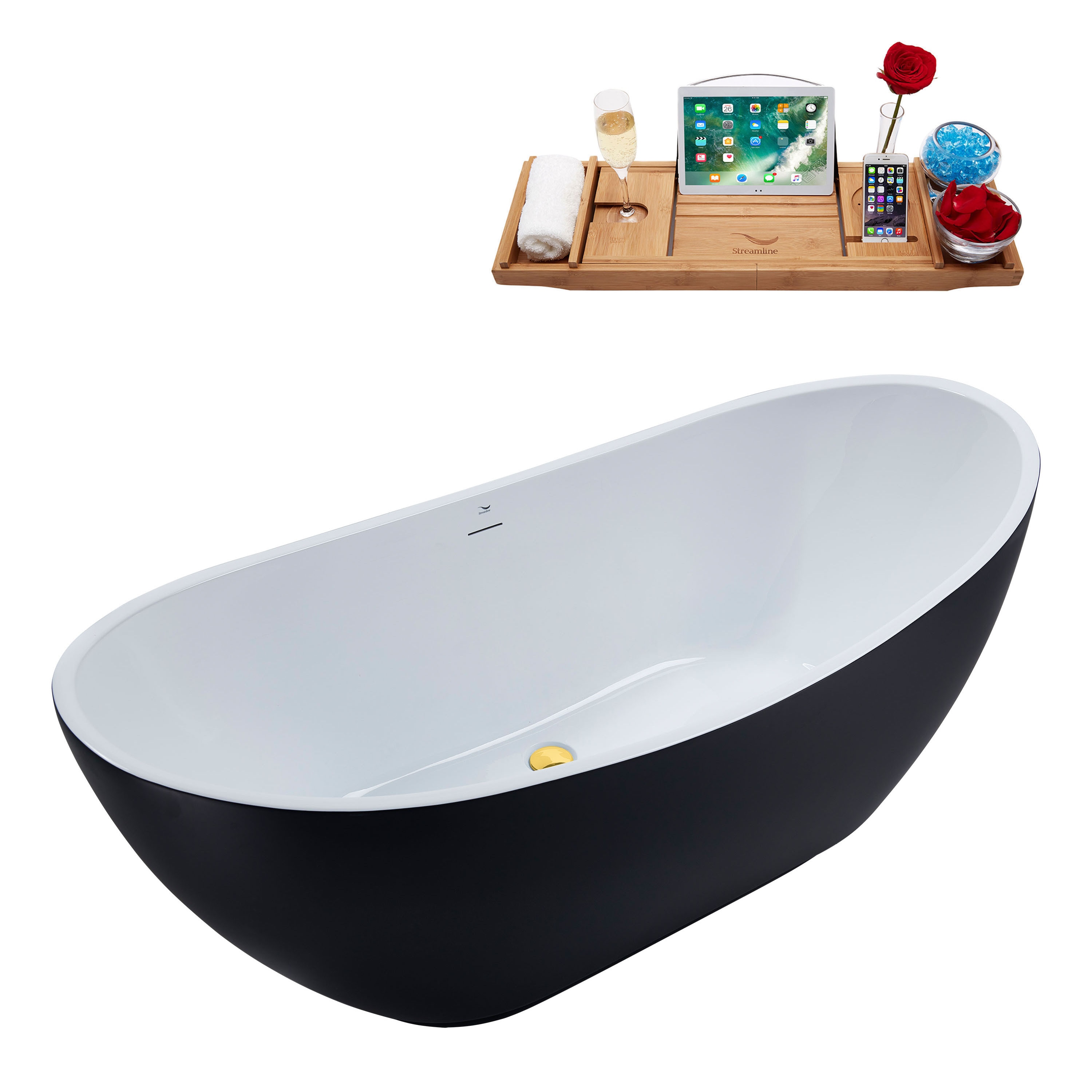Streamline N594GLD bathtubs - View #3