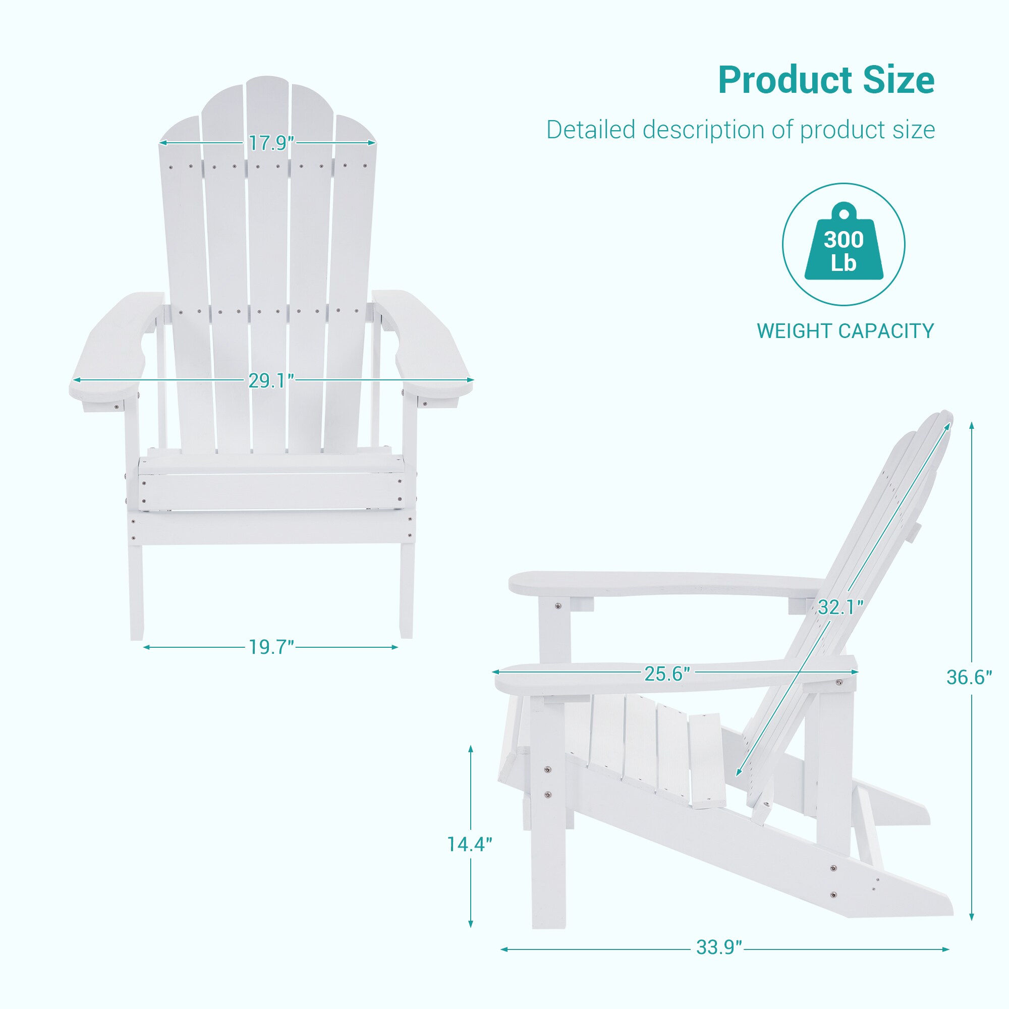 ACEGOSES LW-QW-36WH-4 Patio-Chairs - View #7