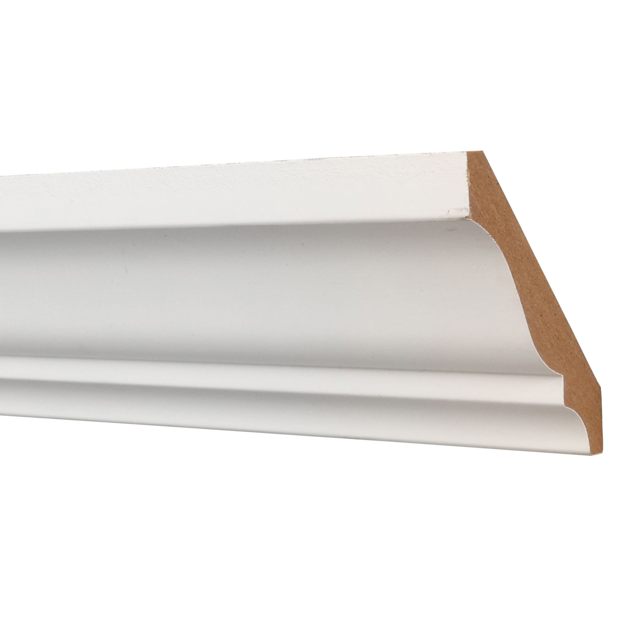 RELIABILT 3-5/8-in x 8-ft Primed MDF L 49 Crown Moulding in the Crown ...