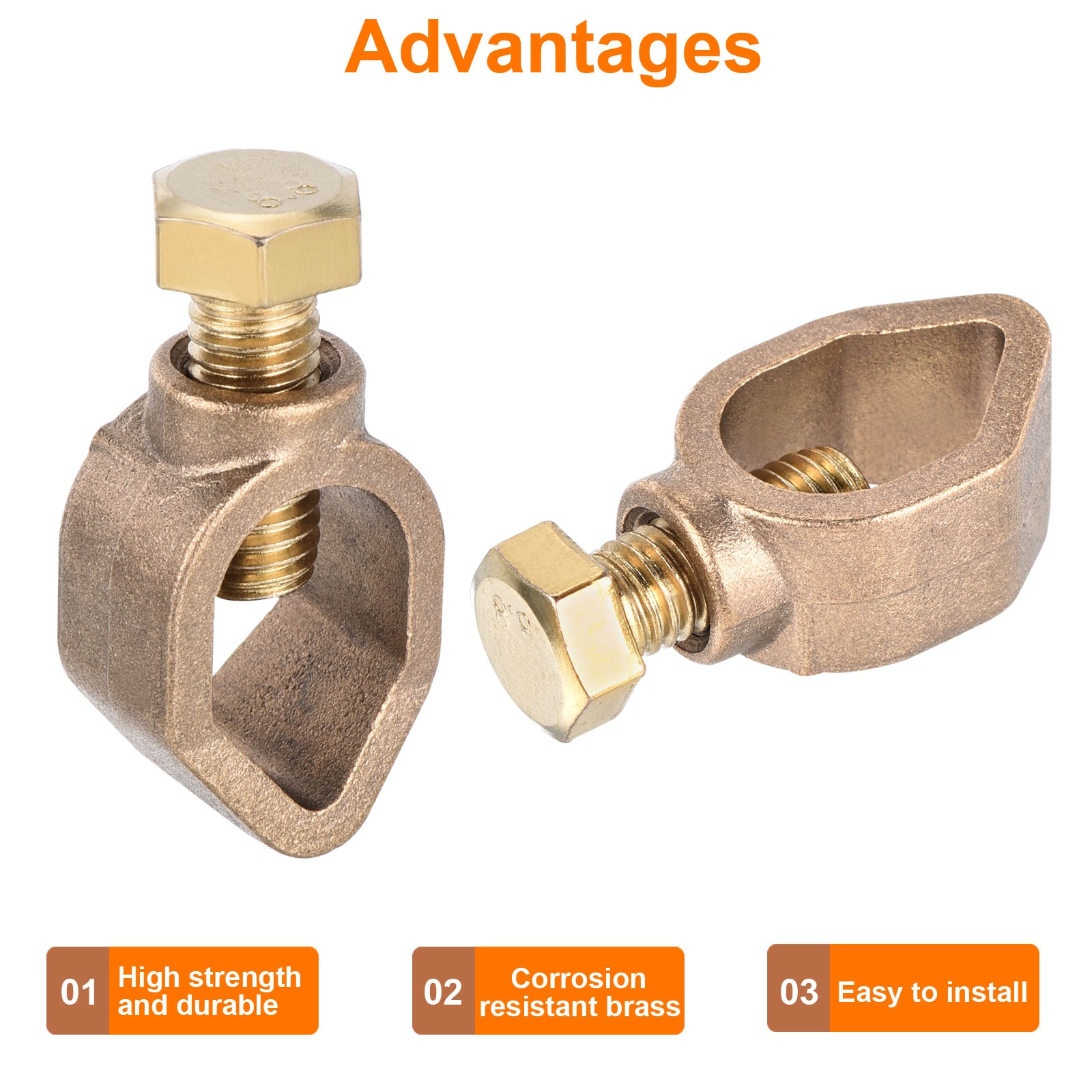 Unique Bargains S26022501UX0389 Pipe-Support-Clamps - View #4