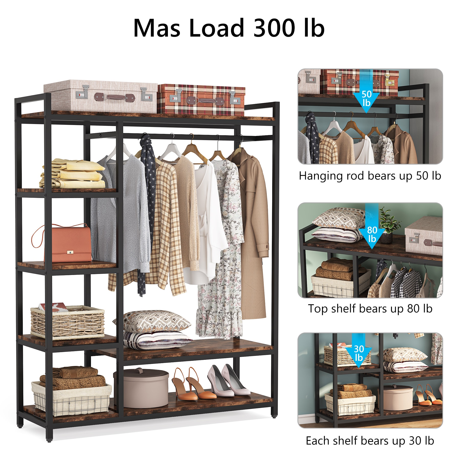 LITTLE TREE LWLT-F1215-CLL Garment-Racks - View #6